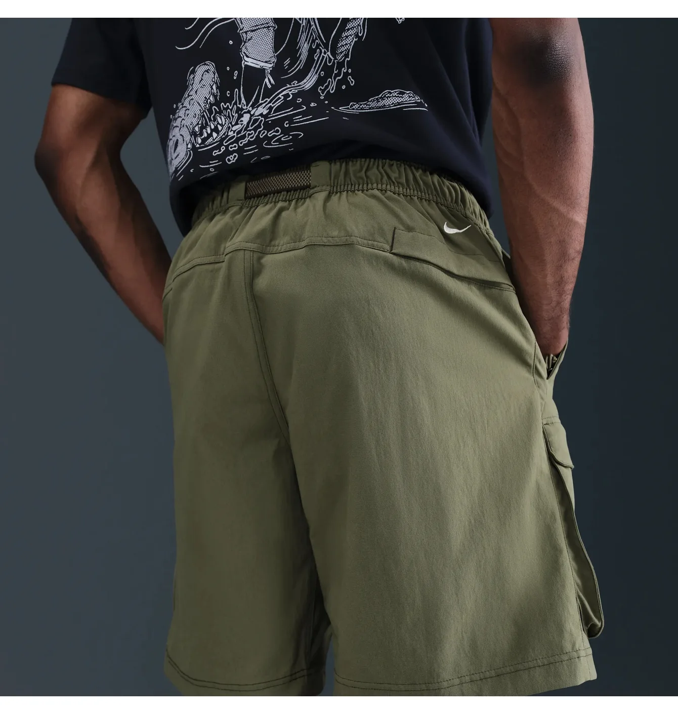 Шорти чоловічі Nike Smith Summit Olive HV0593-222