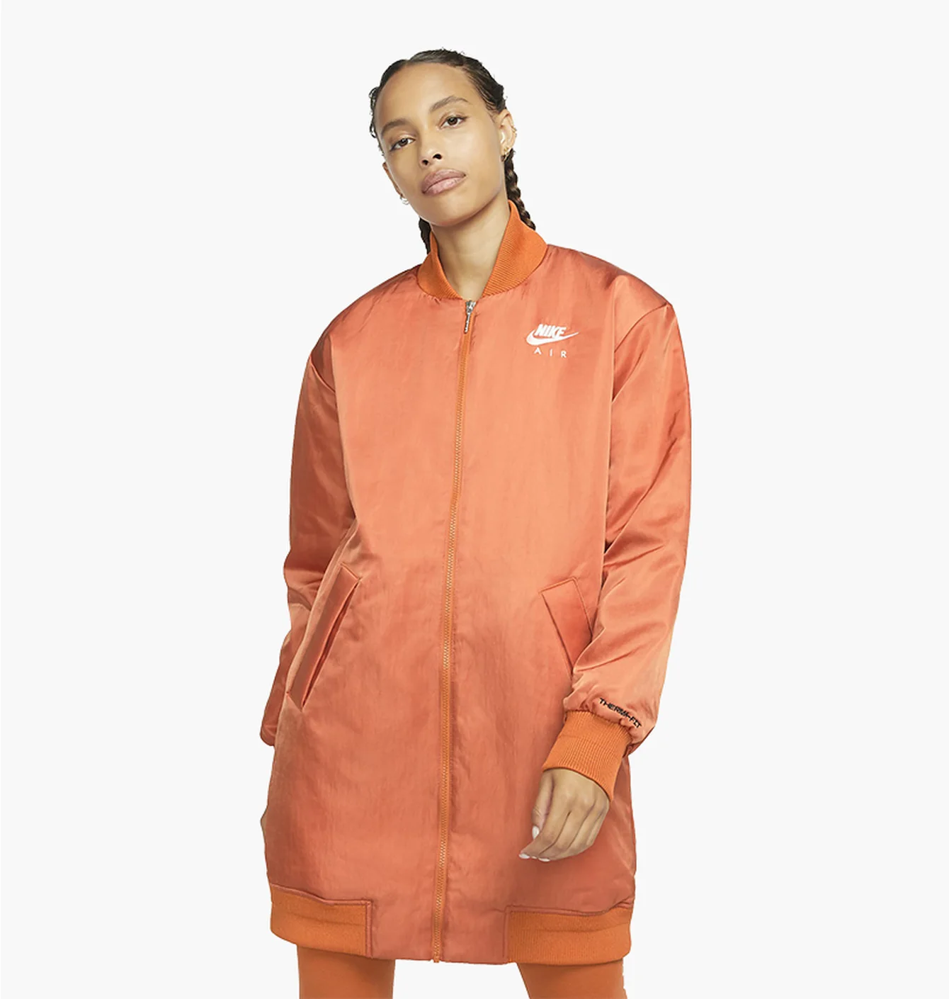 Куртка жіноча Nike W Air Bomber Jkt Therma-Fit Synfl Orange