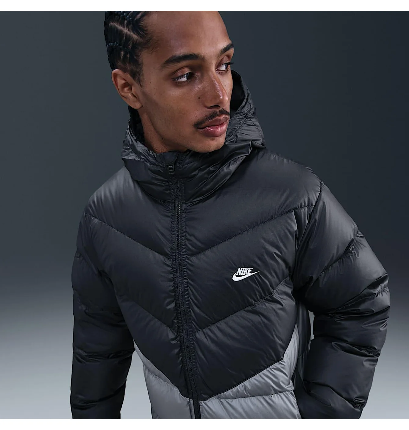 Пуховик Nike Sportswear Windrunner Grey