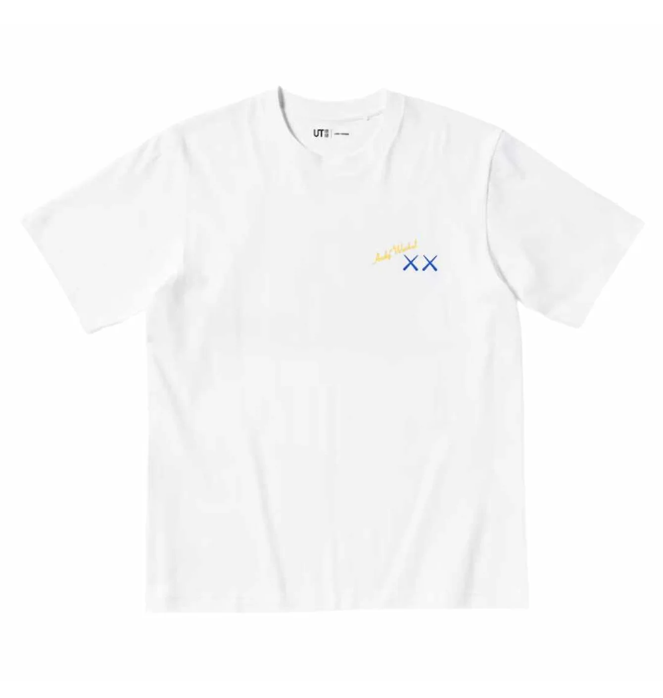 Футболка Uniqlo Kaws Warhol White Blue Kaws Banana (Uniqlo KAWS + Warhol UT Graphic T-Shirt Banana)