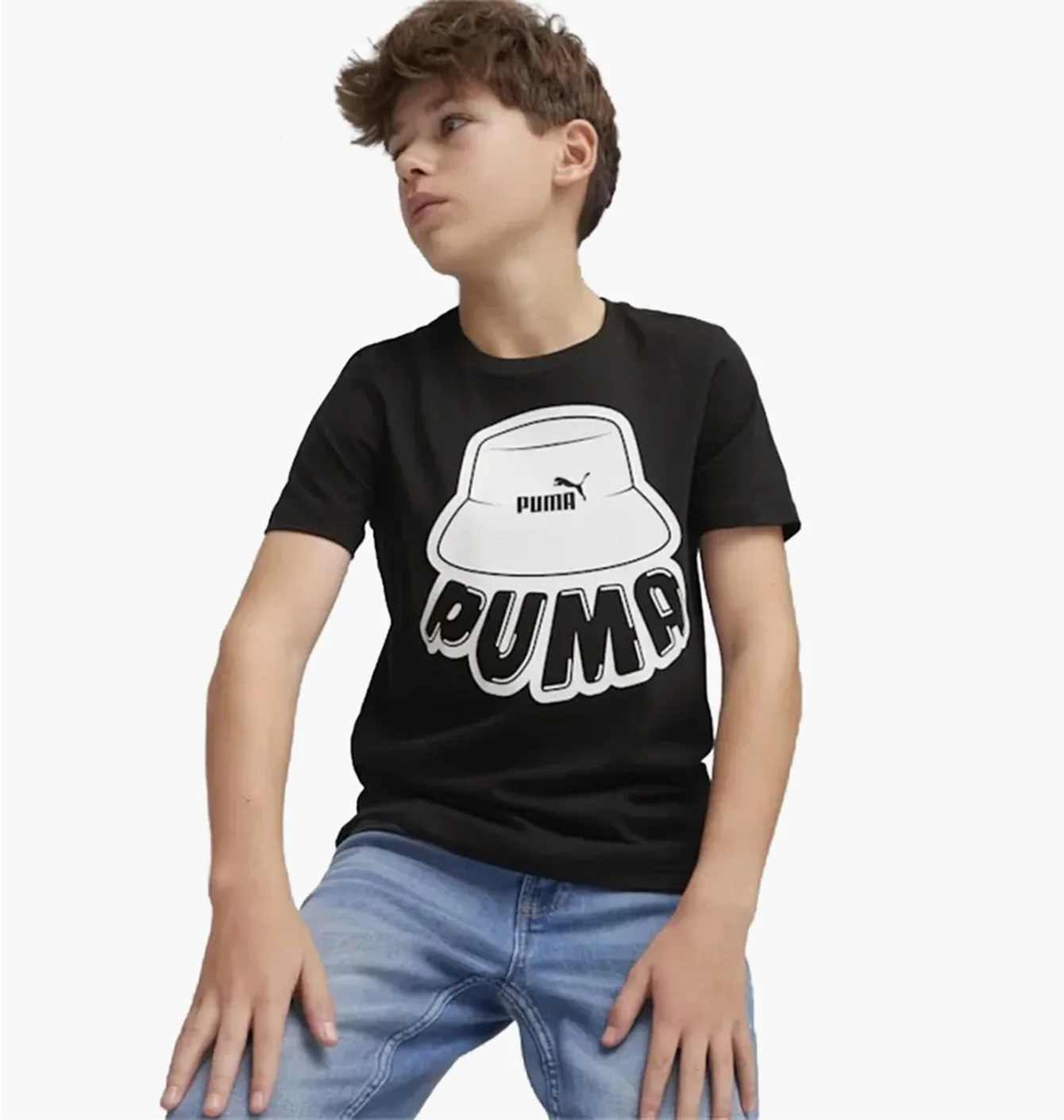 Футболка дитяча Puma Ess+ Mid 90S Graphic Tee Black 679720-01
