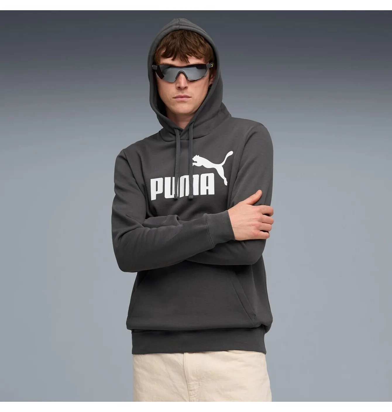 Худі чоловіче Puma Ess+ Grey 682571-44