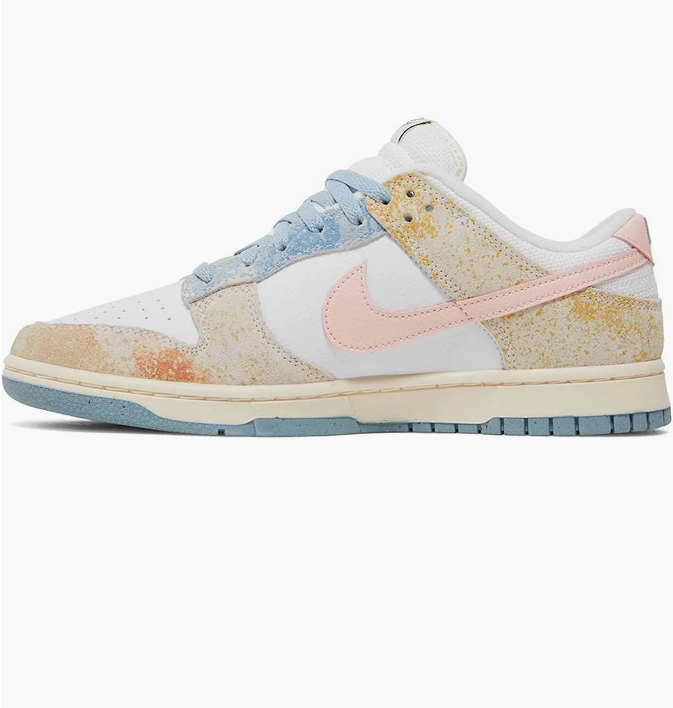 NIKE DUNK LOW PINK BLUE GOLD