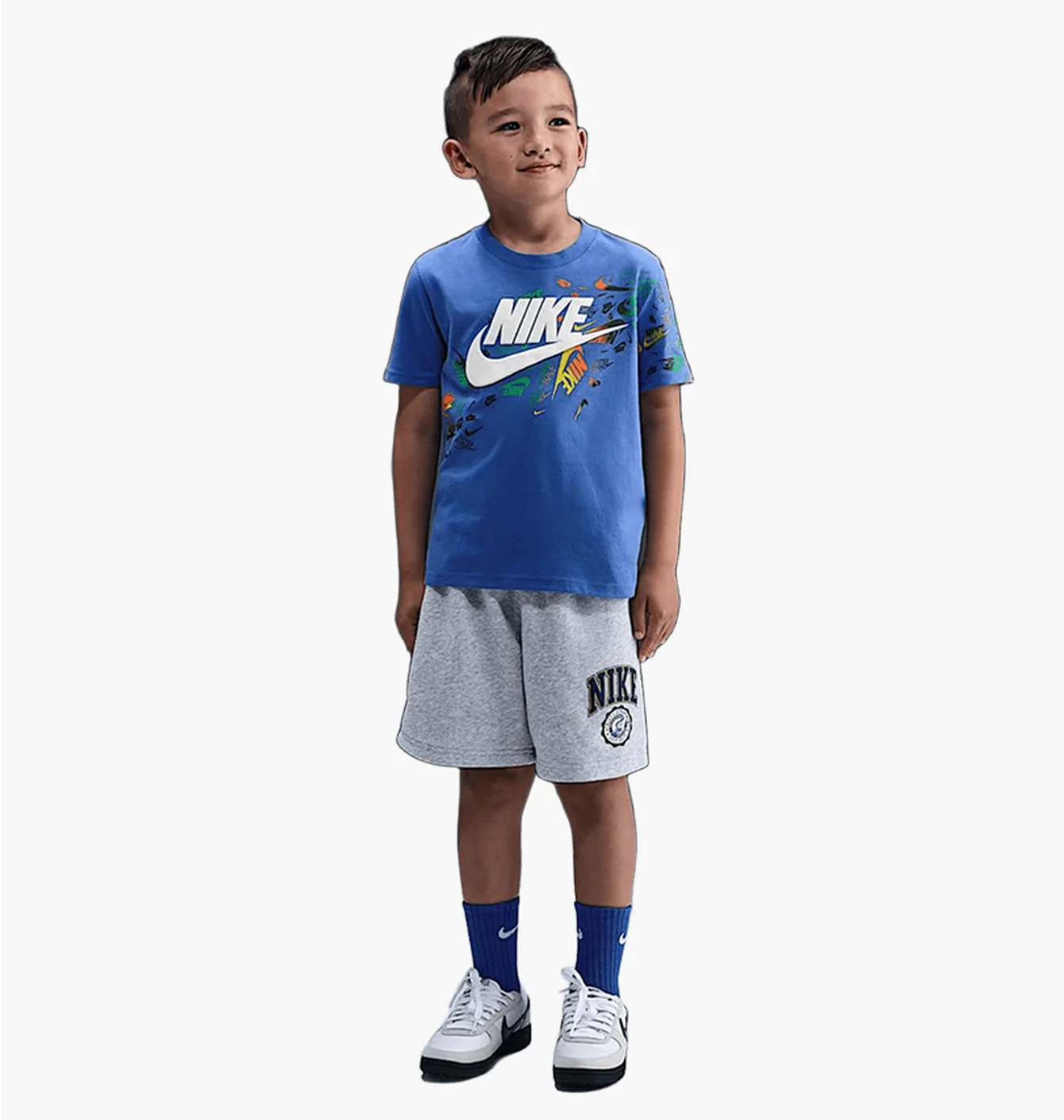 Футболка дитяча Nike Club Revealed Blue 86N210-B9A