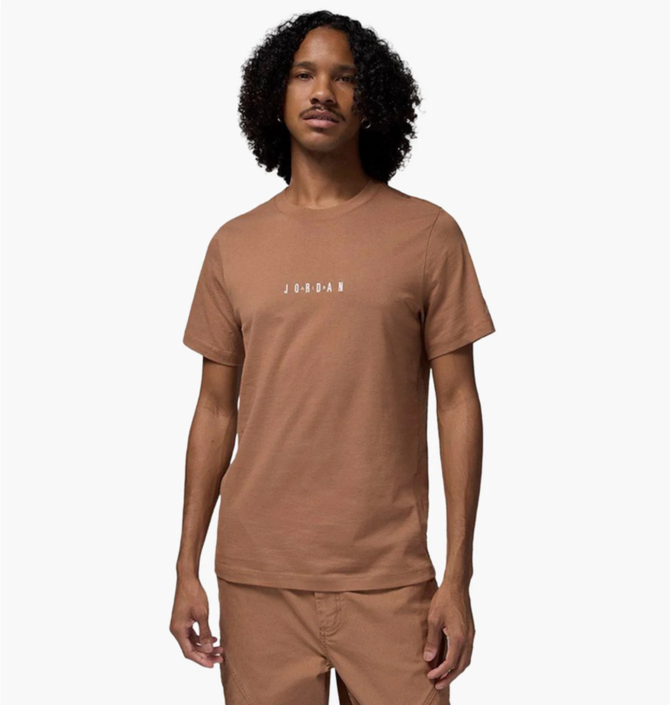Jordan Mini Logo Brown Tee