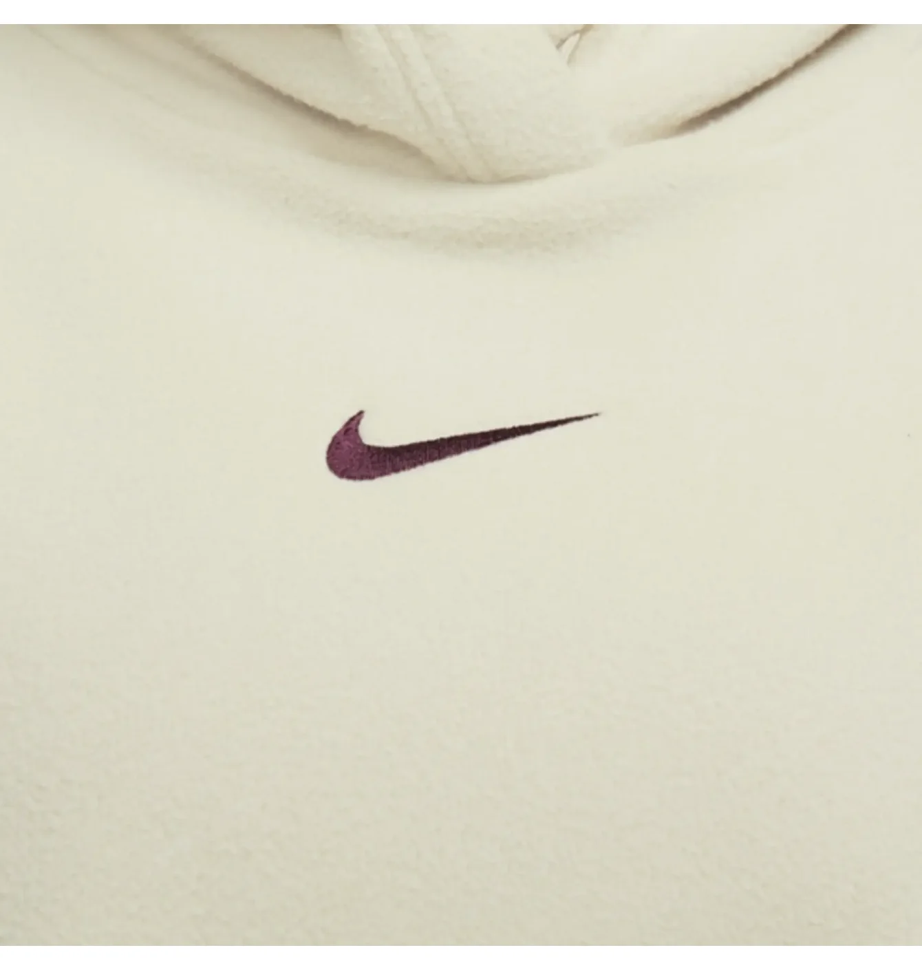 Толстовка Nike Sportswear Pullover Fluffy Therma Warm Hoodie Beige