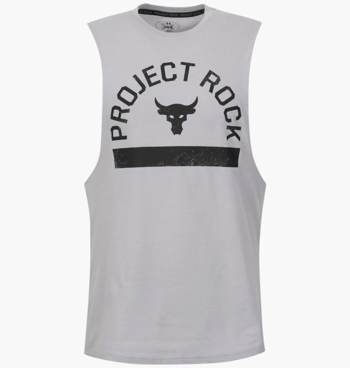 Майка чоловіча Under Armour Project Rock Payoff Graphic Sleeveless Grey 1383195-011