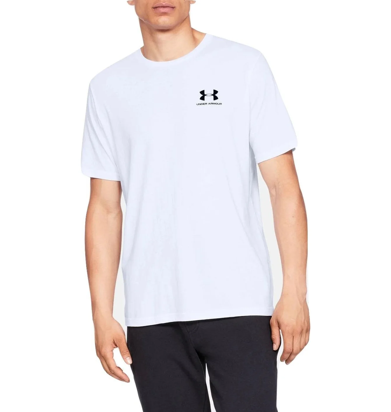 Футболка чоловіча Under Armour Sportstyle Lc Ss White 1326799-100