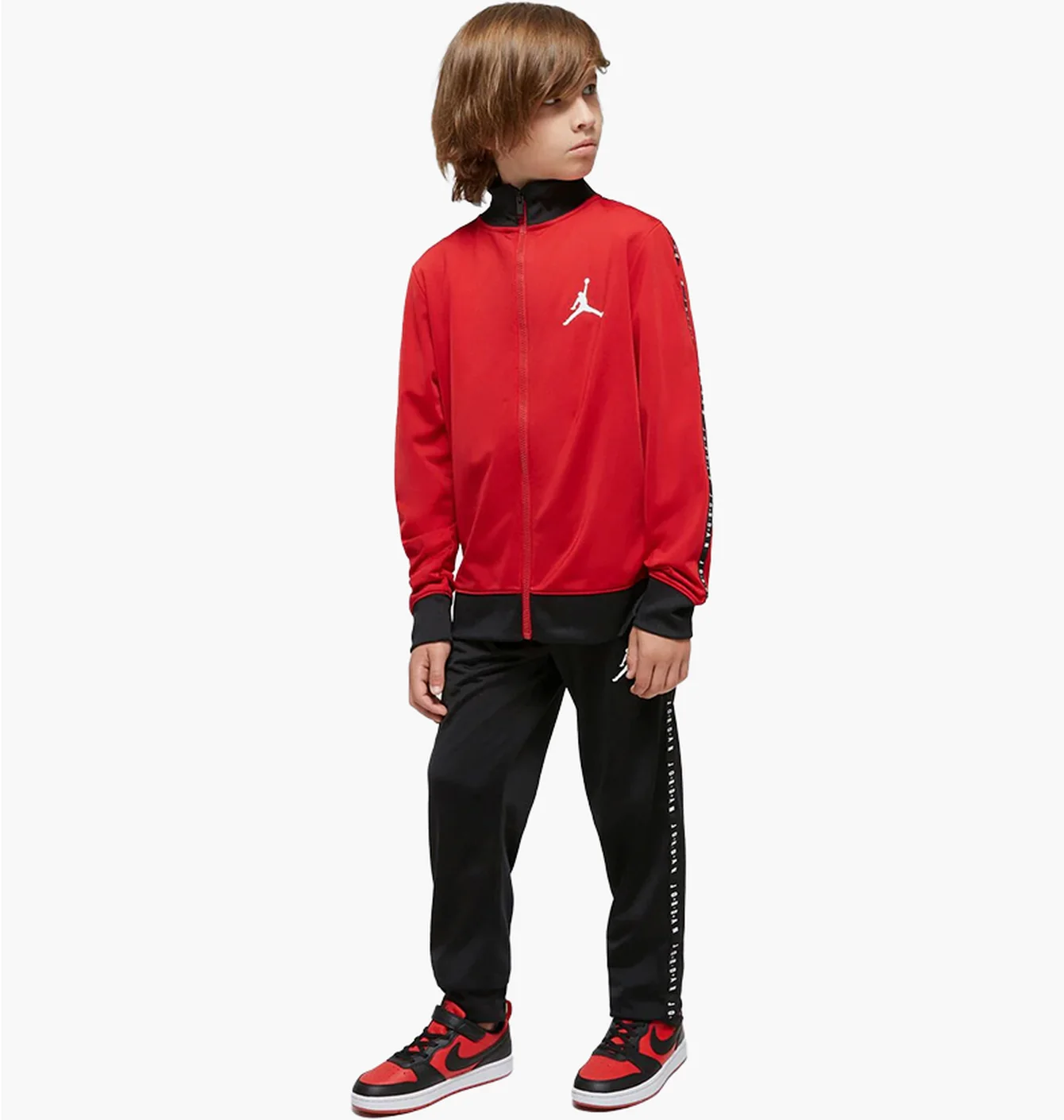 Спортивний костюм дитячий Air Jordan Jdn Tricot Set Red/Black 95A449-KR5