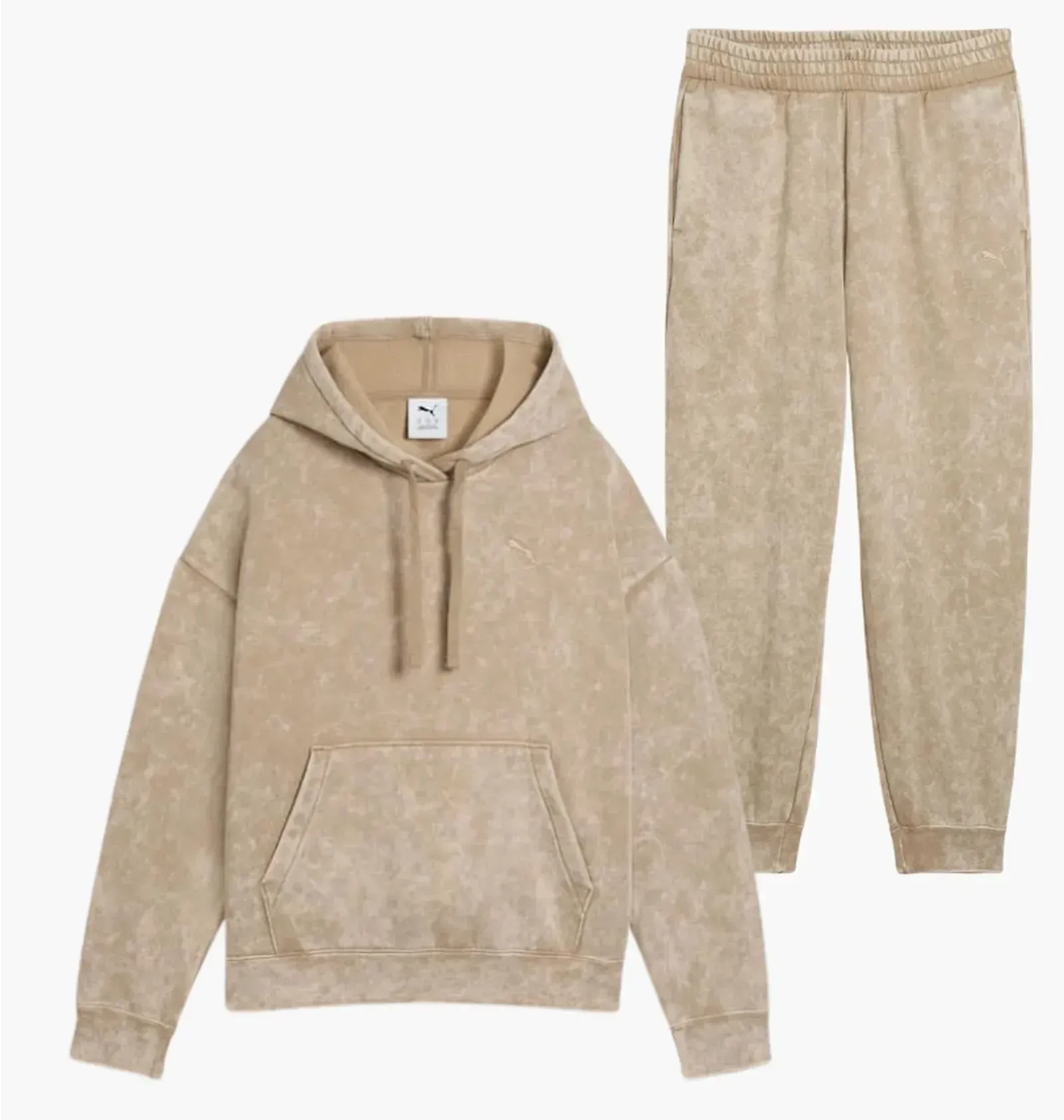 Спортивний костюм жіночий Puma Elevated Essentials Beige (688104-55__688103-55)