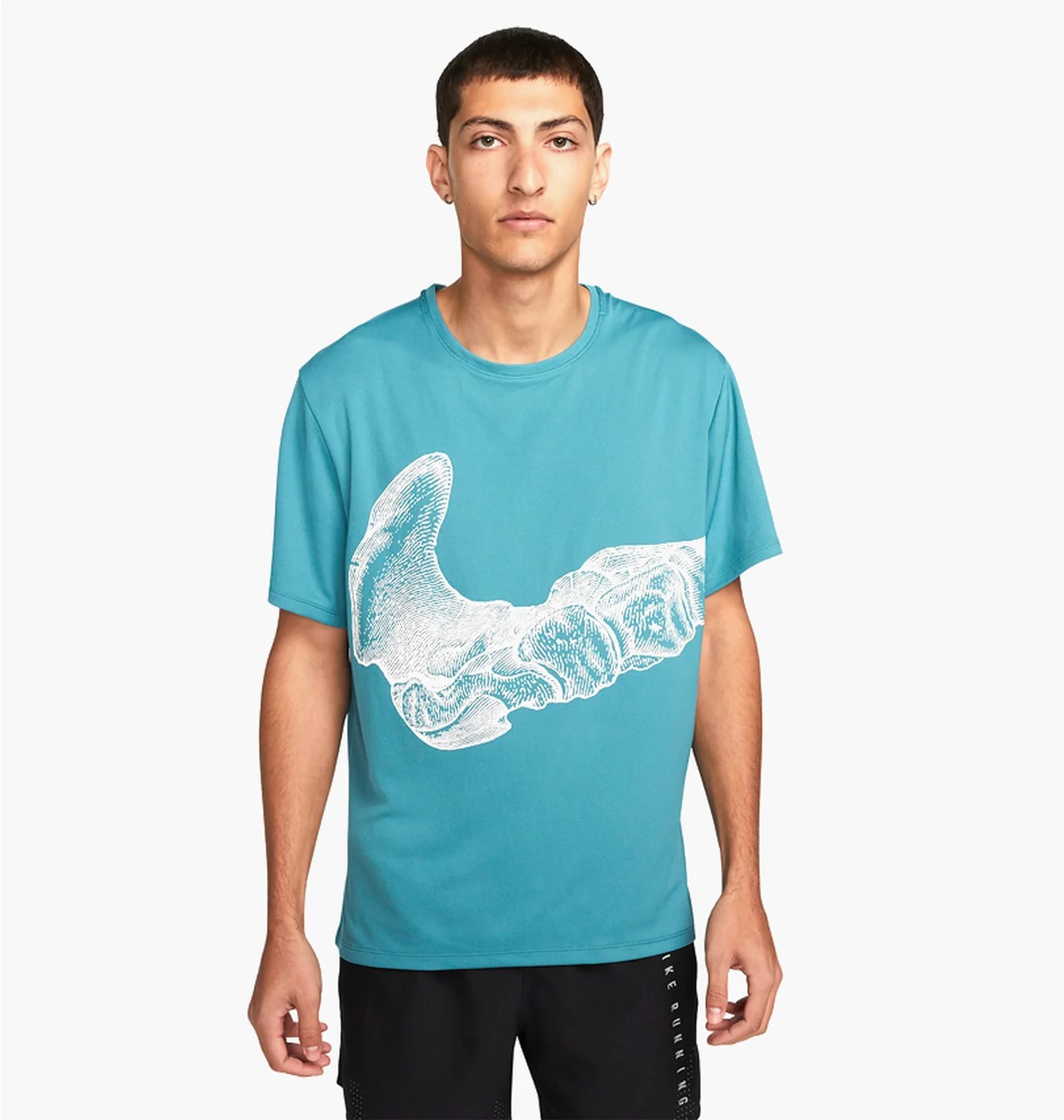 Футболка чоловіча Nike Dri-Fit Uv Run Division Miler Light Blue Dv9263-379