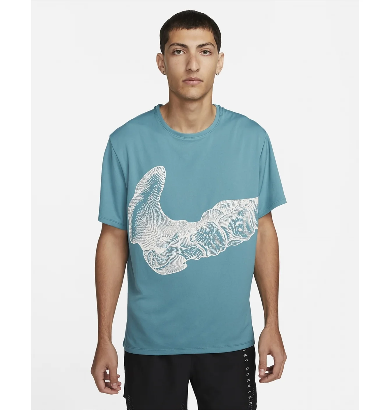 Футболка чоловіча Nike Dri-Fit Uv Run Division Miler Light Blue Dv9263-379