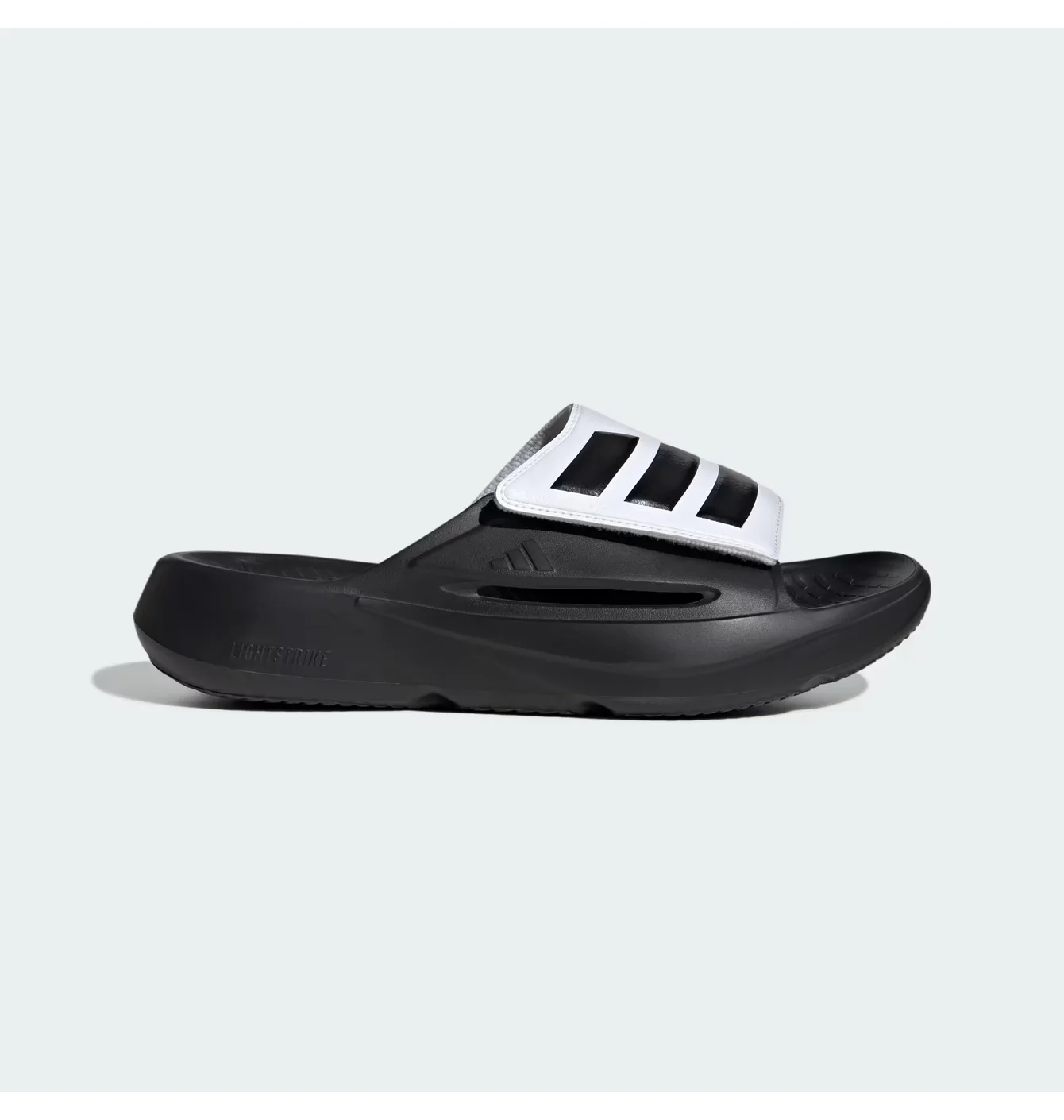 Тапочки чоловічі Adidas Lightblaze Slides Black/White JS3588