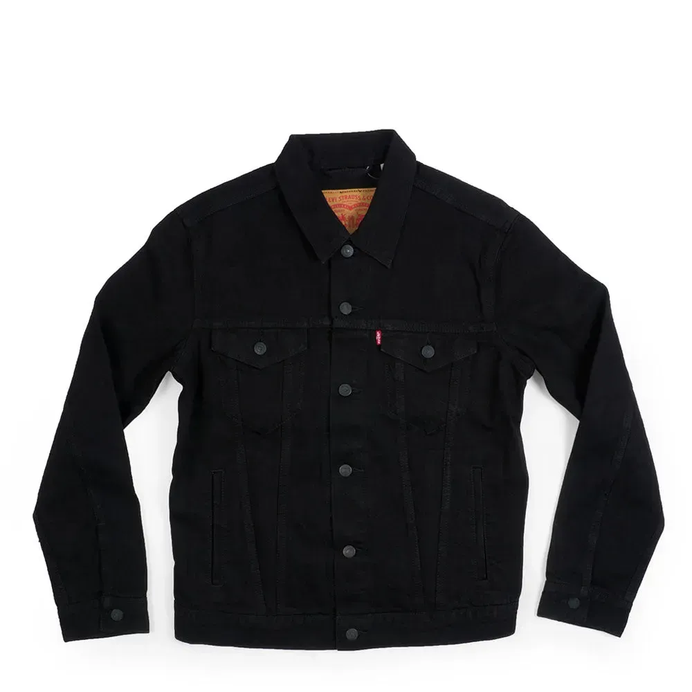 Vintage Levi's Denim Trucker Jacket Black