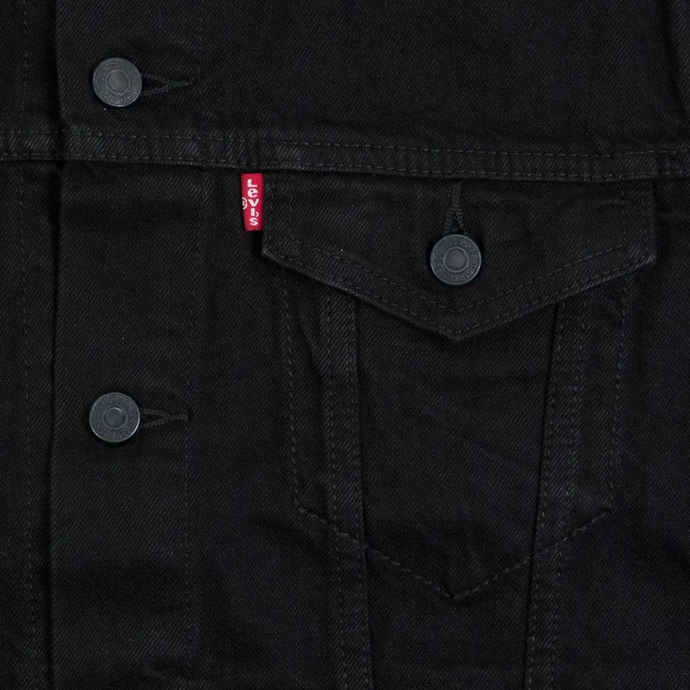 Vintage Levi's Denim Trucker Jacket Black