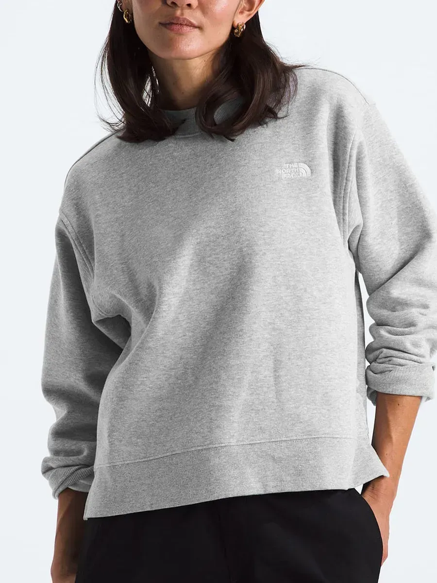 The North Face Women’s Evolution Fleece Crew TNF Light Grey Heather/TNF White