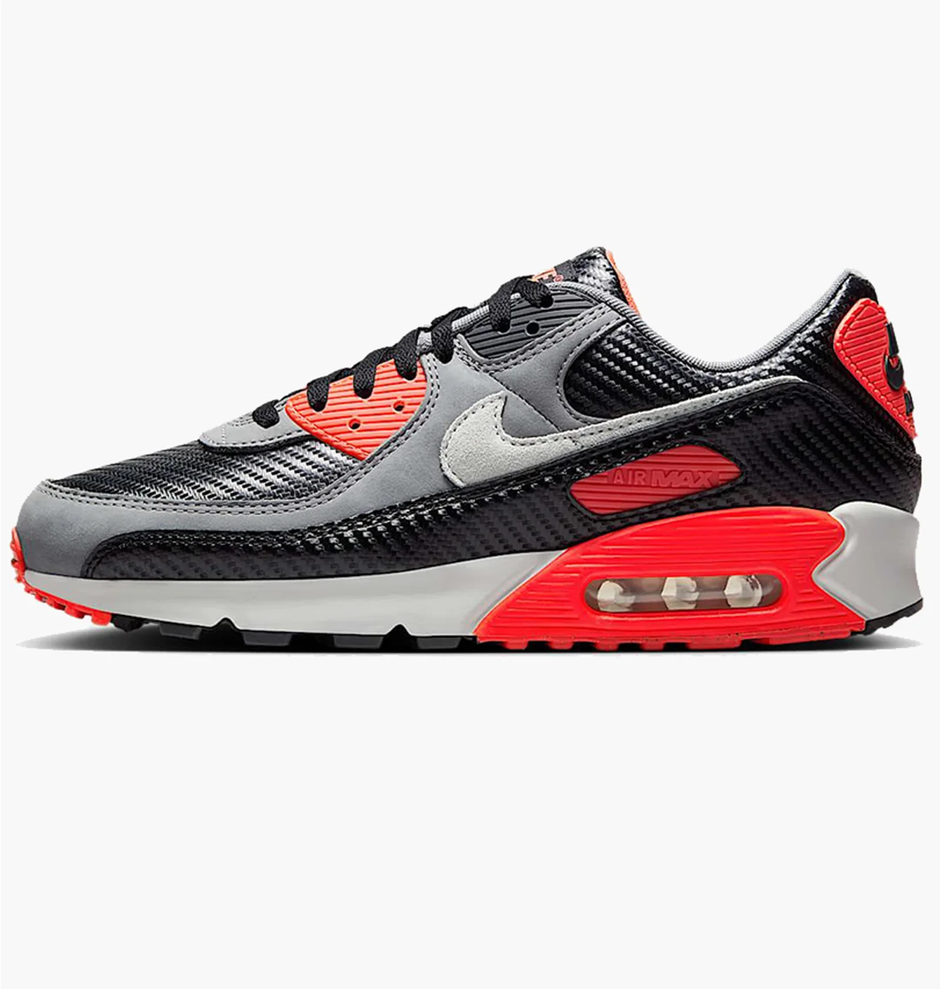 Кросівки чоловічі Nike Air Max 90 Prm Black/Grey HM9432-001