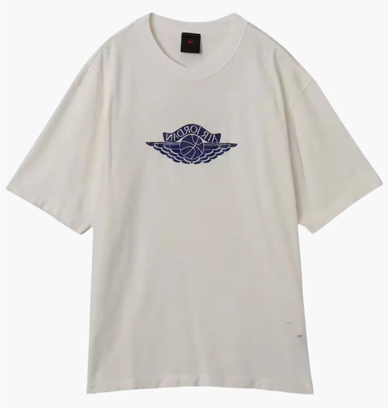 Jordan Tee White Blue Logo