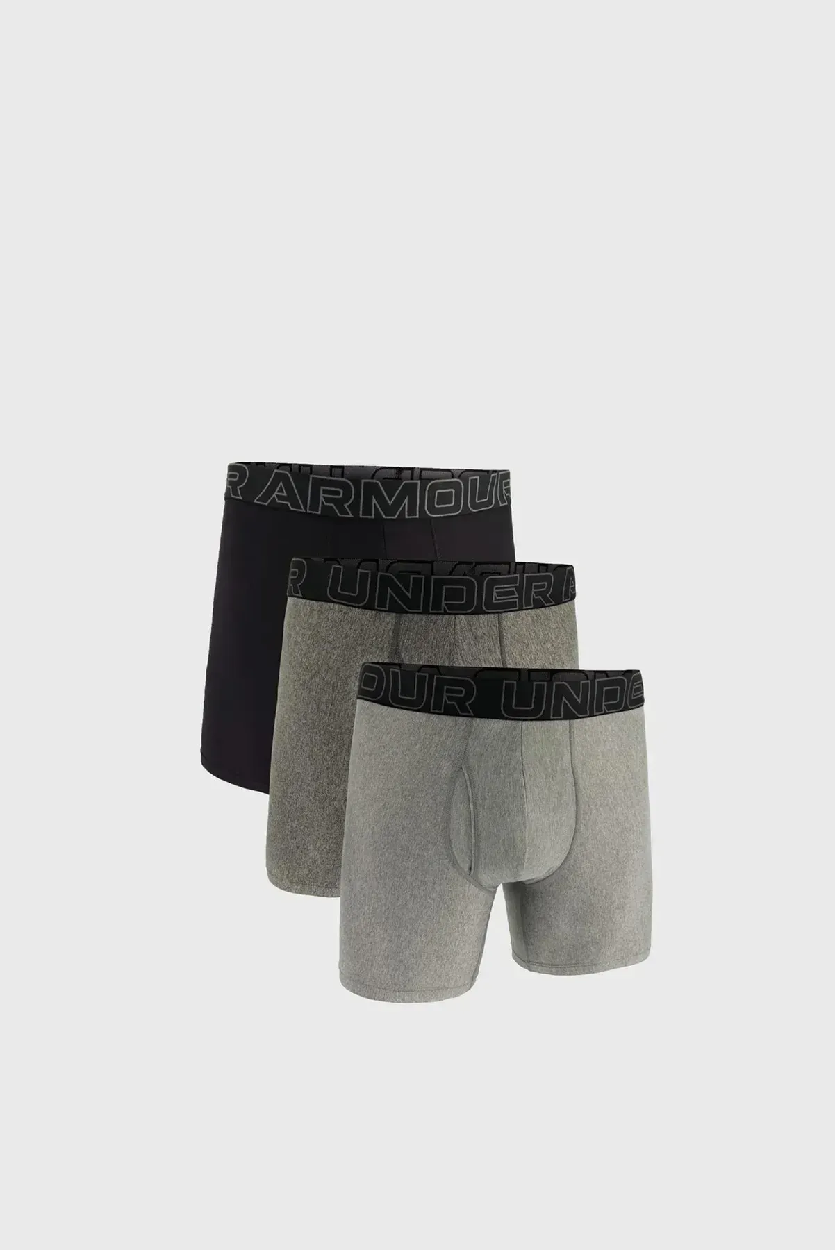 Труси-боксерки чоловічі Under Armour Performance Tech - Solid 6 3Pk (1383878-035)