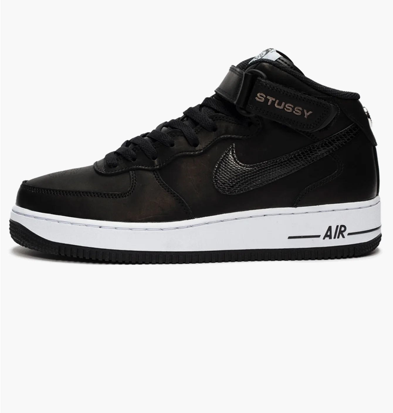 Кросівки чоловічі Nike By Stüssy Air Force 1 Mid Sp Black Dj7840-001