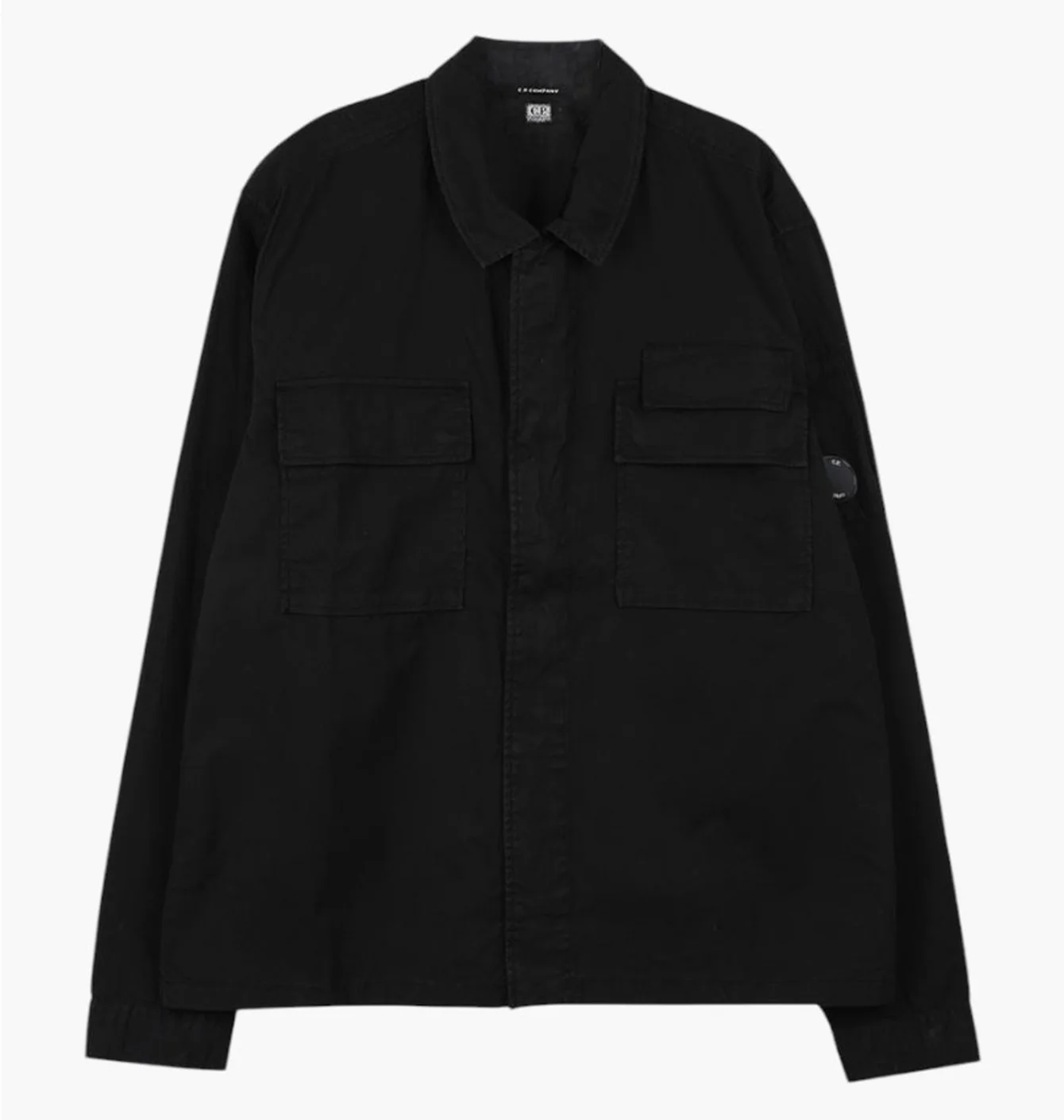 Сорочка чоловіча CP Company Organic Gabardine Utility Black 18CMSH128A-COL-999