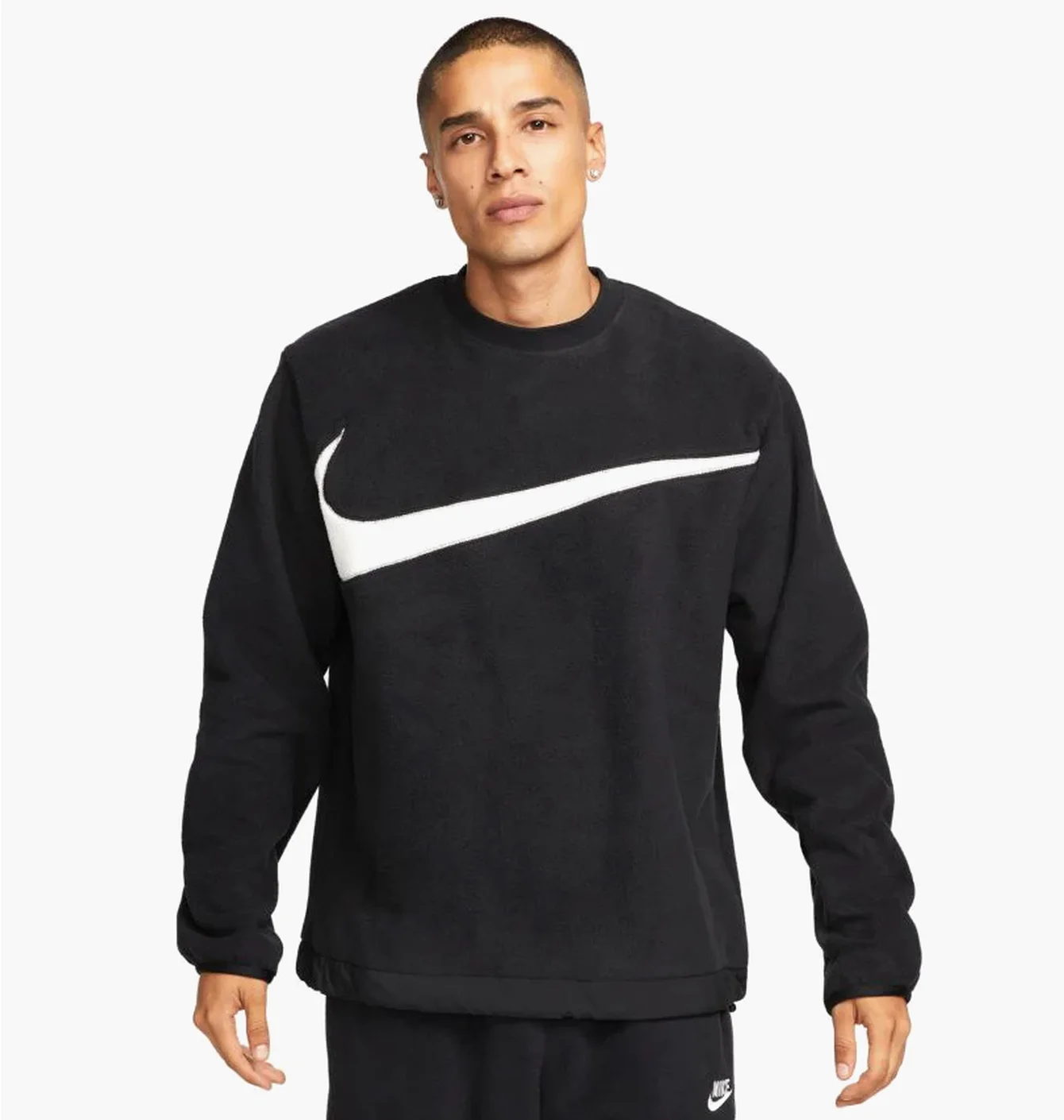 Світшот чоловічий Nike Fleexe Winterized Crew Black DQ4894-010