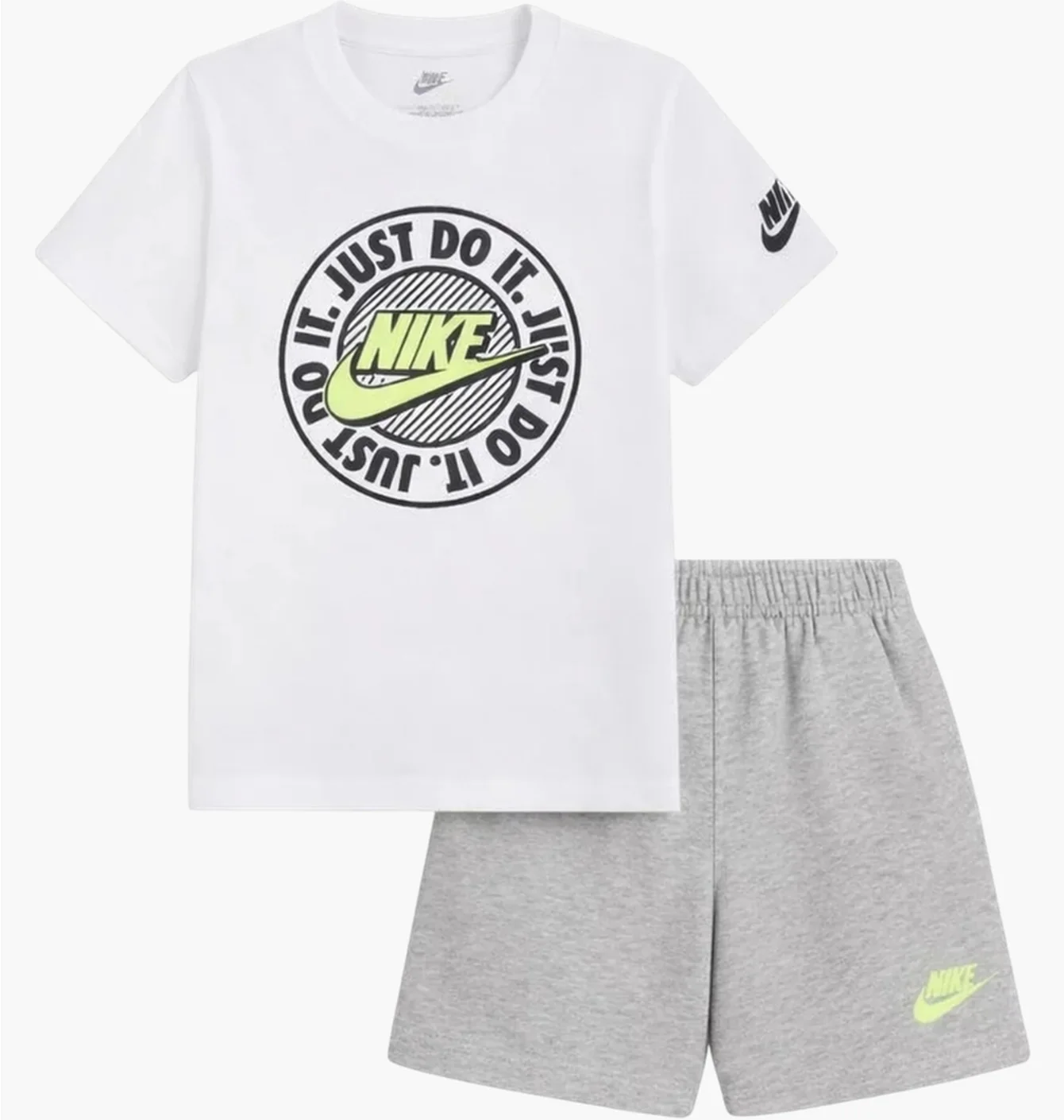 Набір: футболка, труси Nike Little & Set White/Grey 86N903-C87