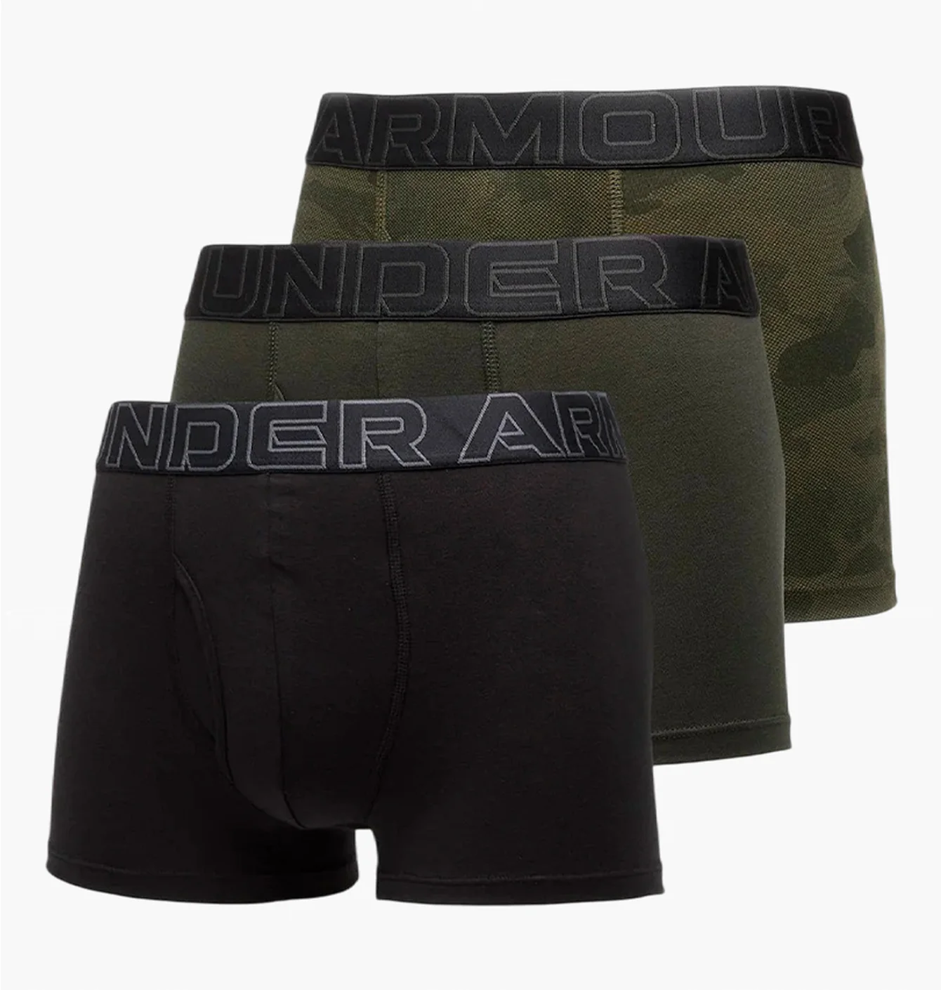 Труси чоловічі Under Armour Performance Black/Olive 1383892-392