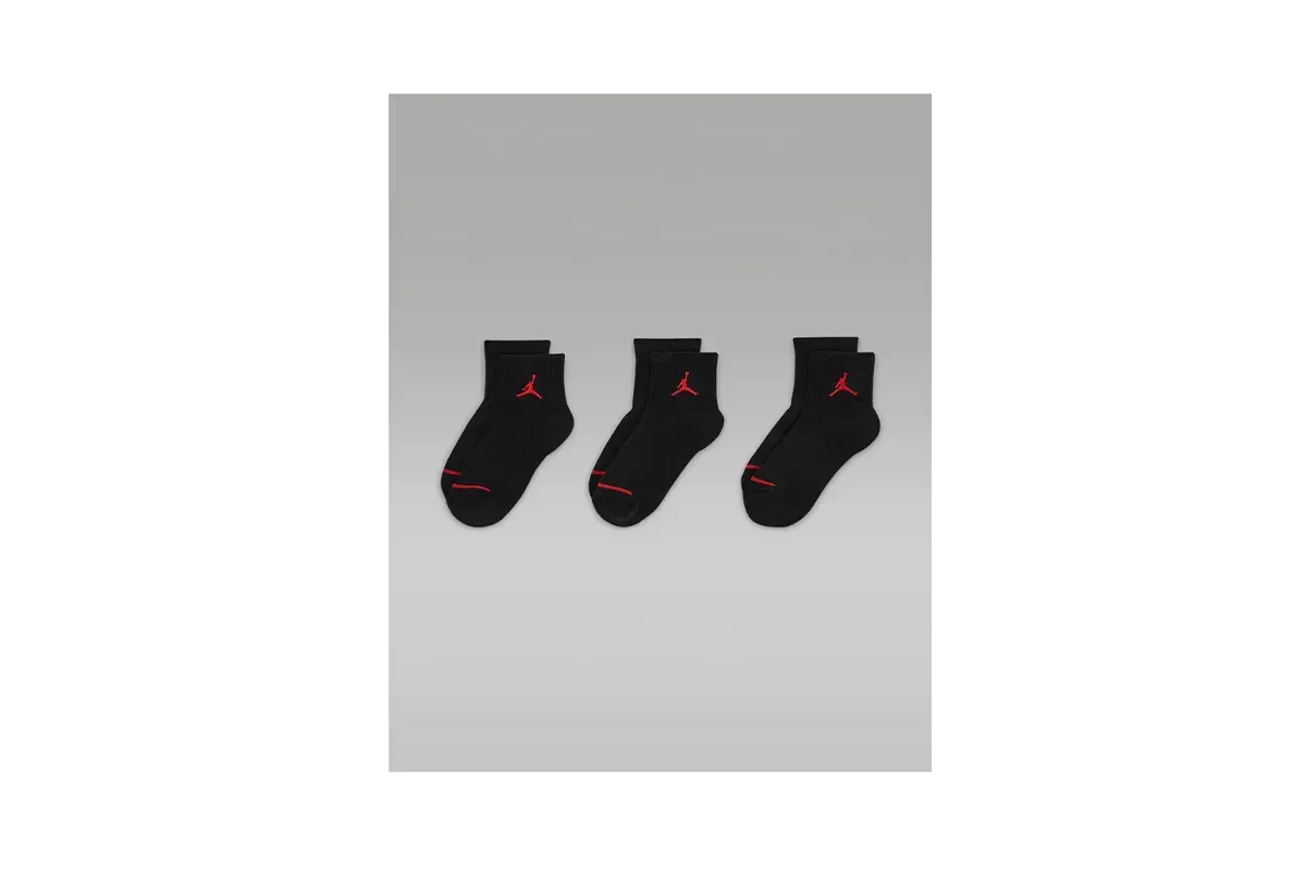 Шкарпетки Jordan Jumpman Quarter 3 Pack Socks (UJ0009-023)