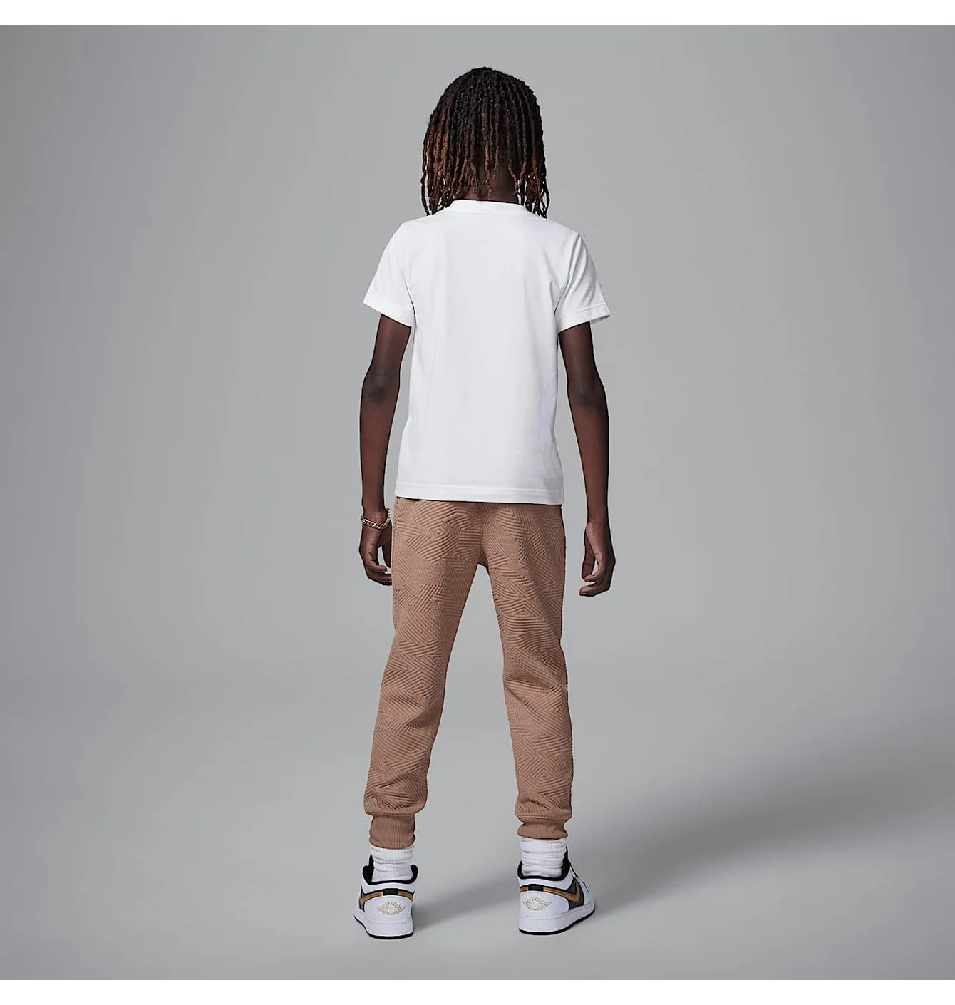 Спортивний костюм дитячий Air Jordan Sneaker School White/Brown 85D722-J34