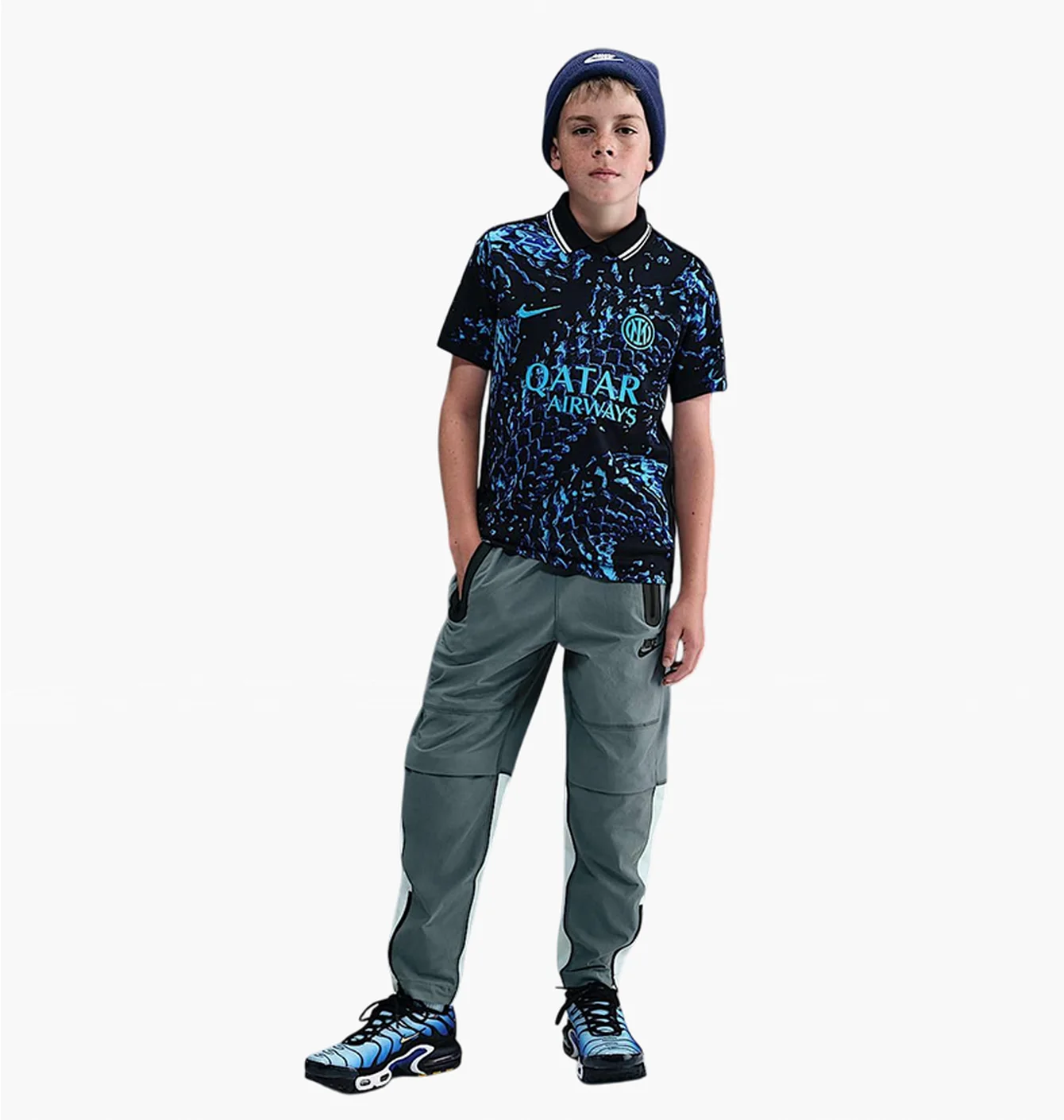 Штани дитячі Nike Tech Big Kids Woven Pants Grey HQ8921-084