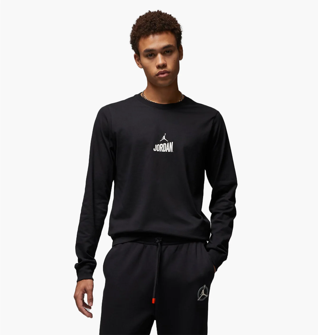 Лонгслів чоловічий Air Jordan Flight Mvp Black Dv8432-010
