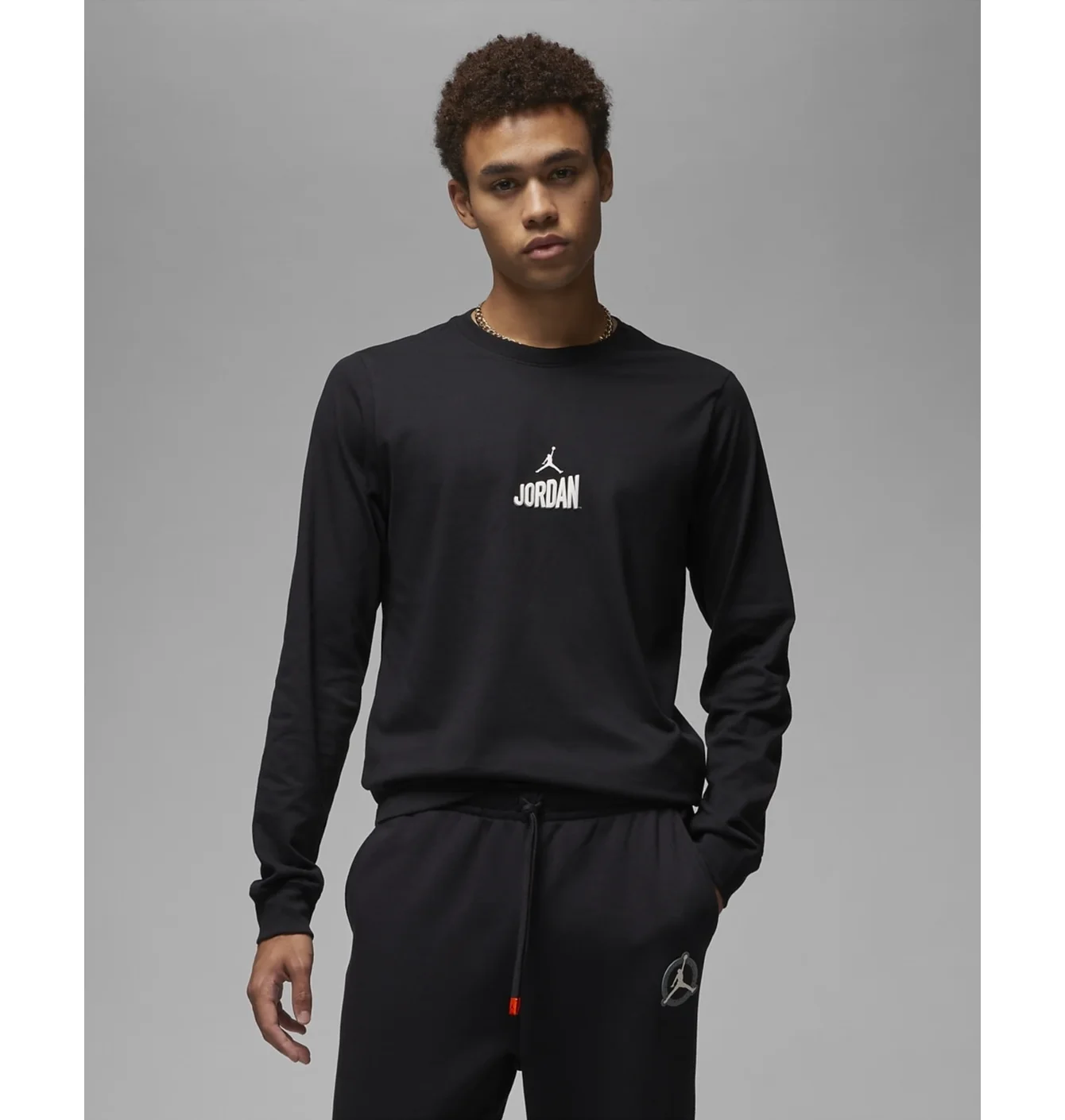 Лонгслів чоловічий Air Jordan Flight Mvp Black Dv8432-010