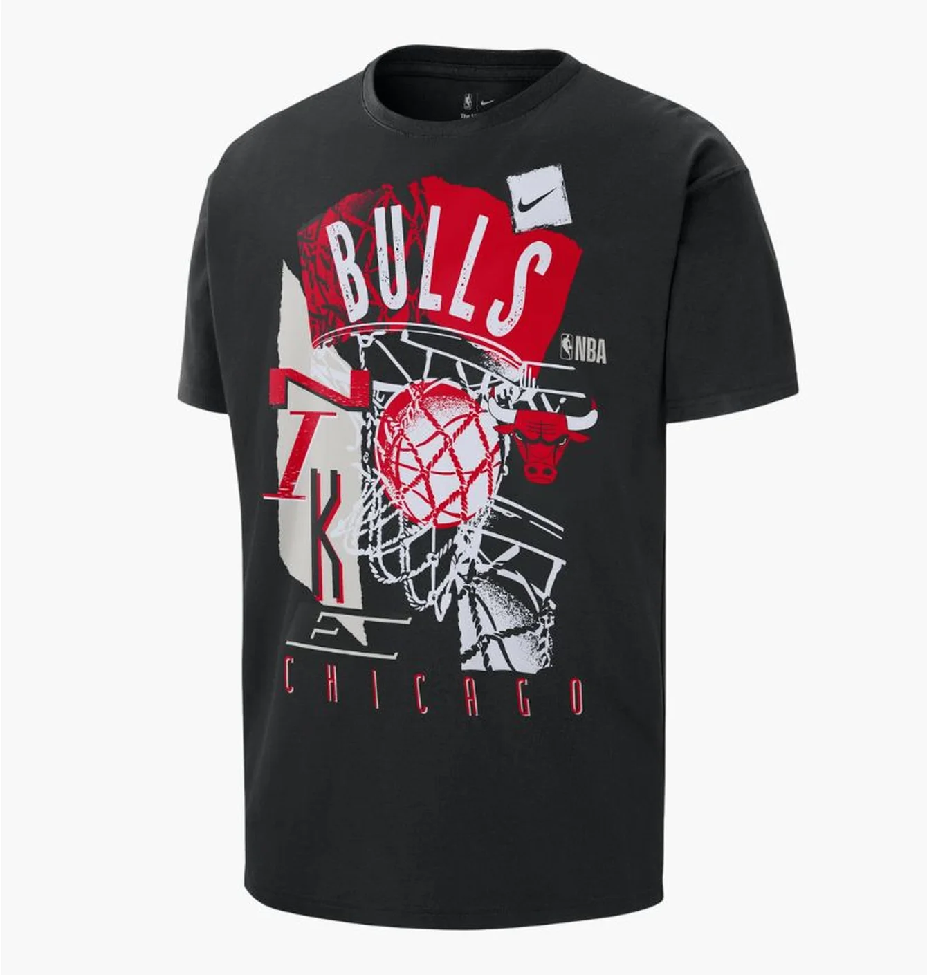 Футболка чоловіча Nike Chicago Bulls Courtside Black HV5640-010
