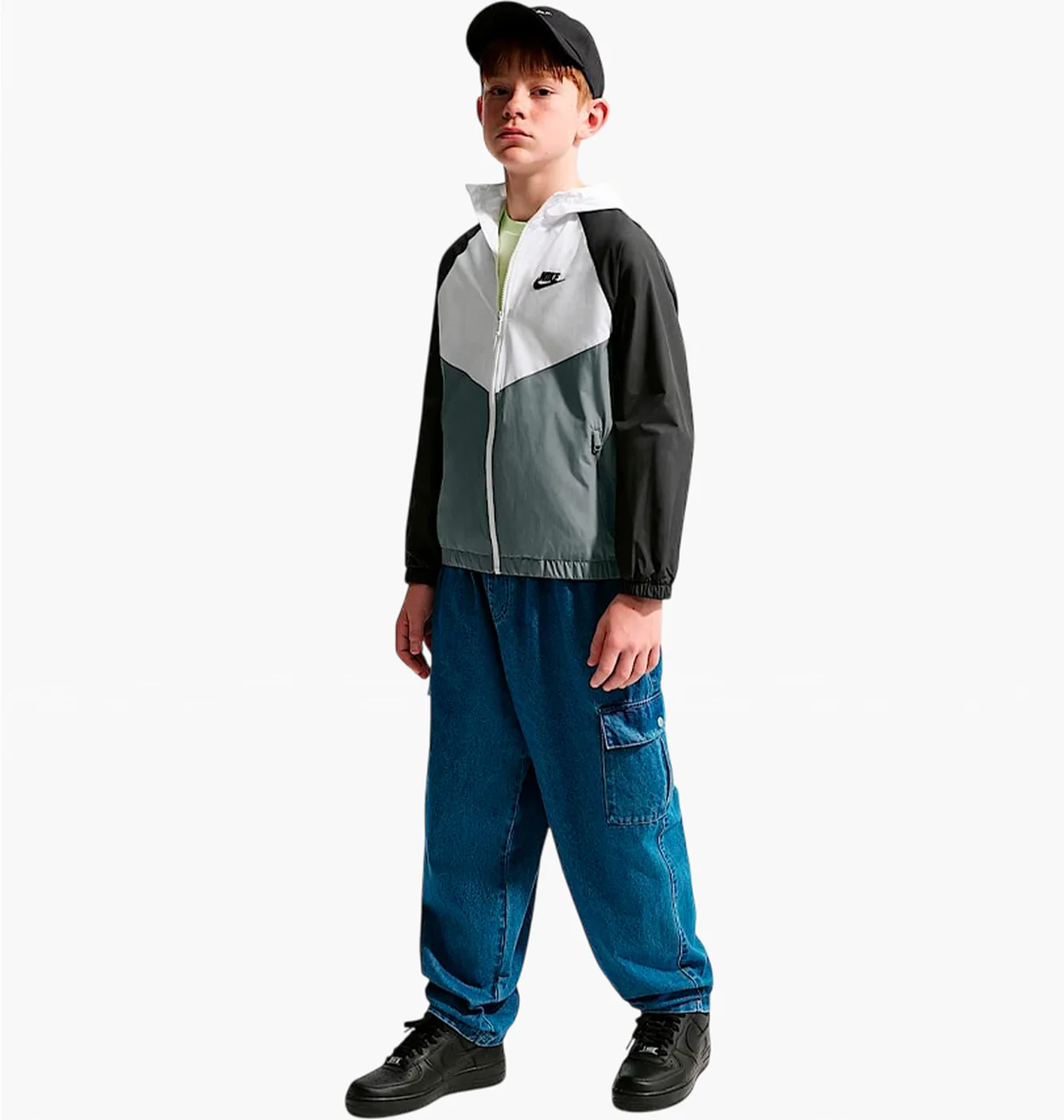 Вітровка дитяча Nike Windrunner White/Multi IF2821-100