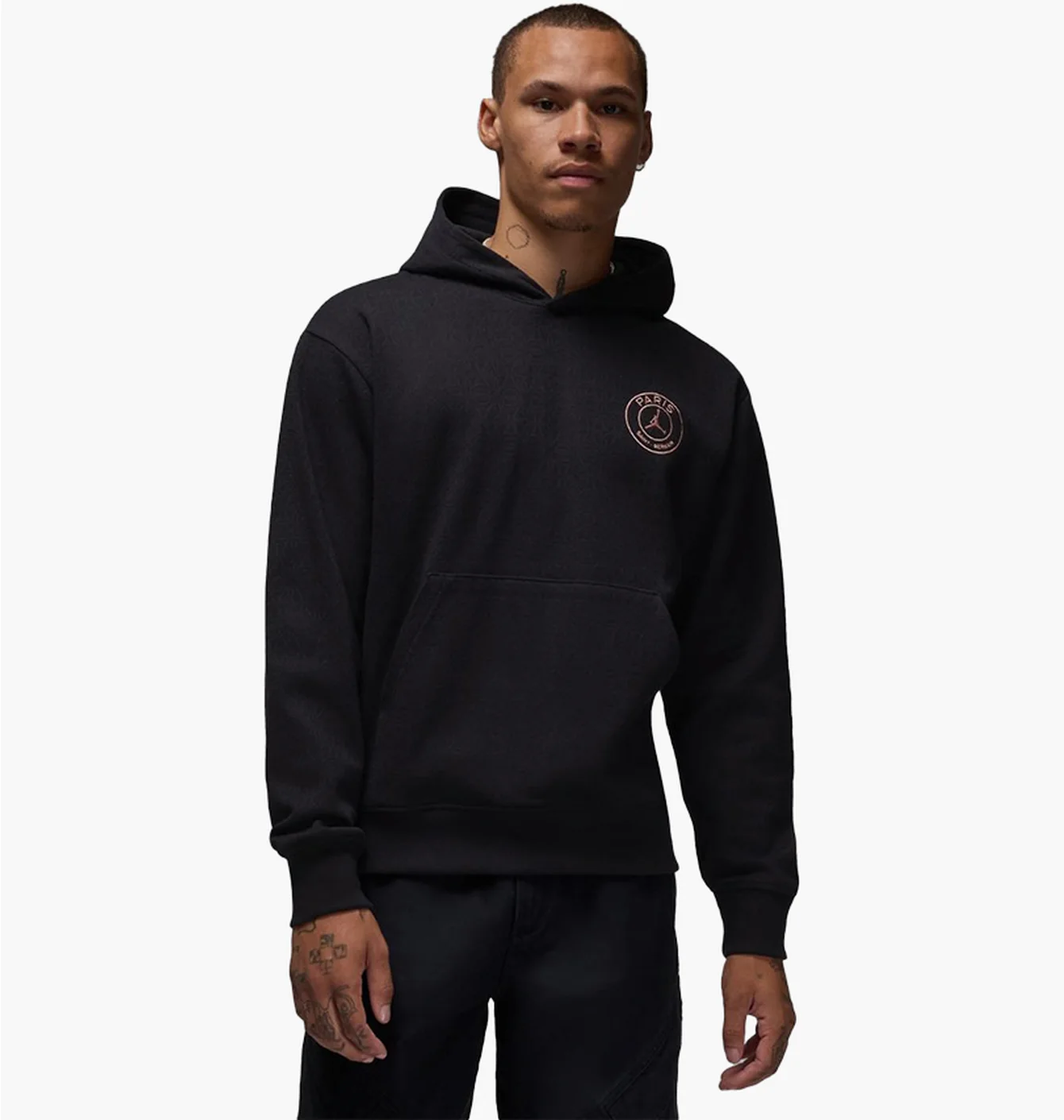 Худі чоловіче Air Jordan Psg Stmt Flc Black FV7730-045