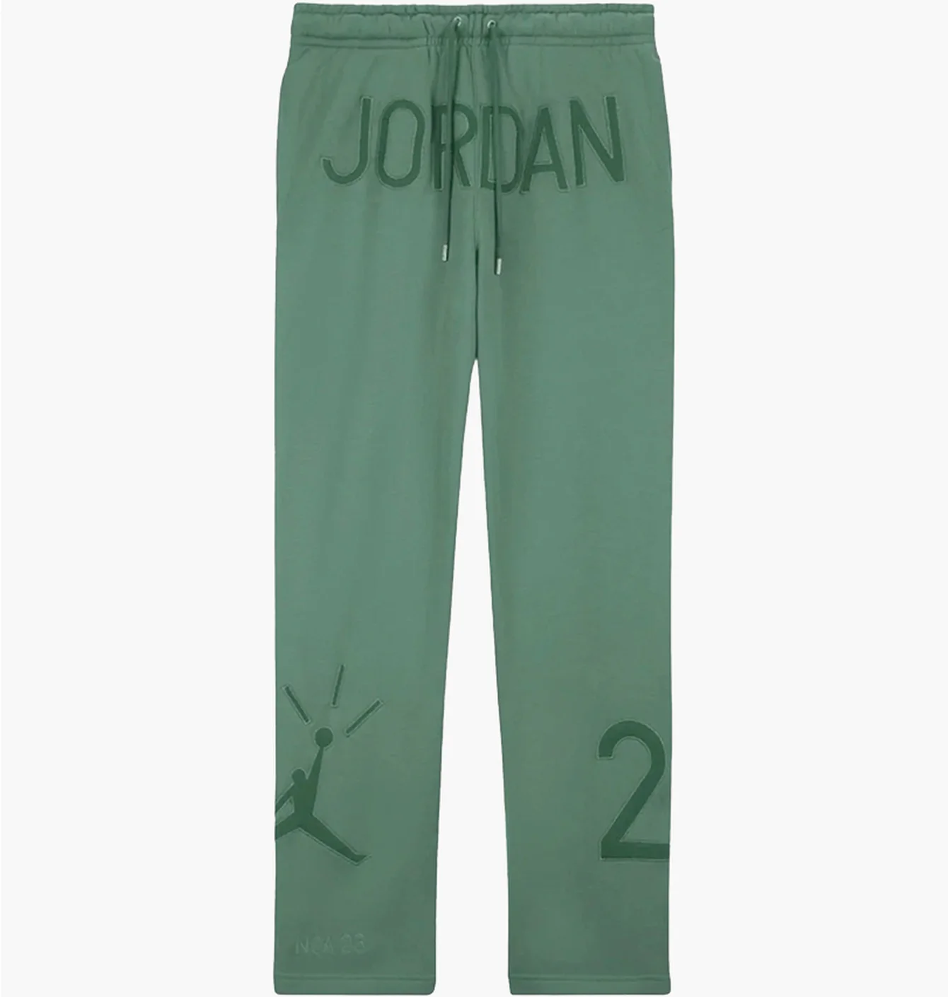 Jordan x Nina Chanel Abney Fleece Pants Green Stone