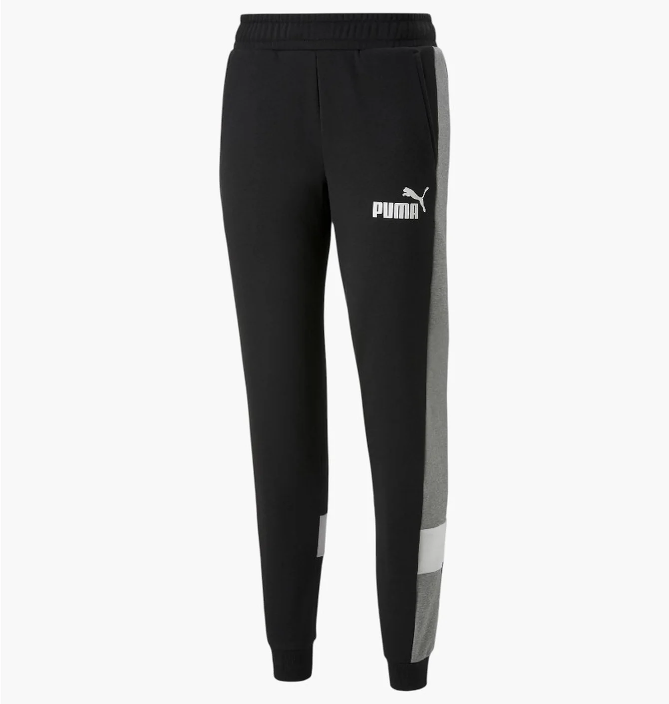 Штани чоловічі Puma Essentials+ Colorblock Black 670169-01