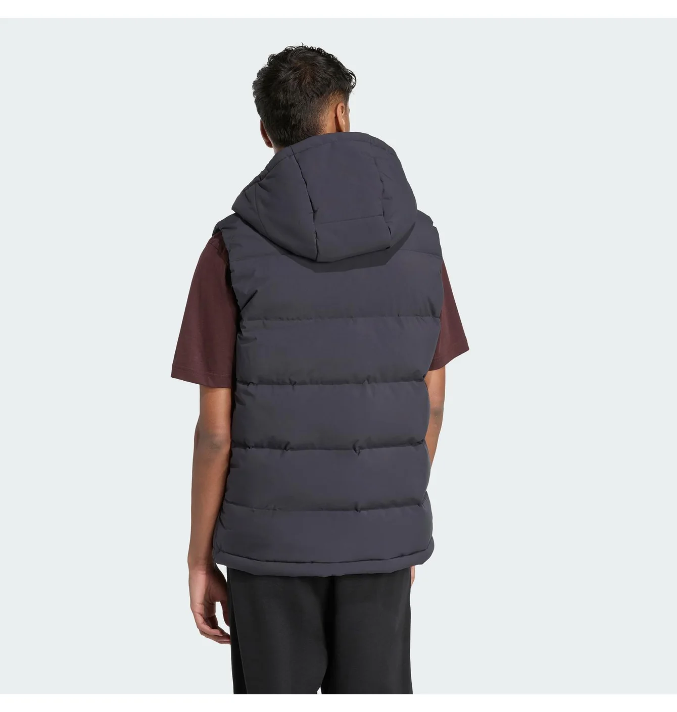Жилетка чоловіча Adidas Helionic Climawarm Hooded Black JN2118