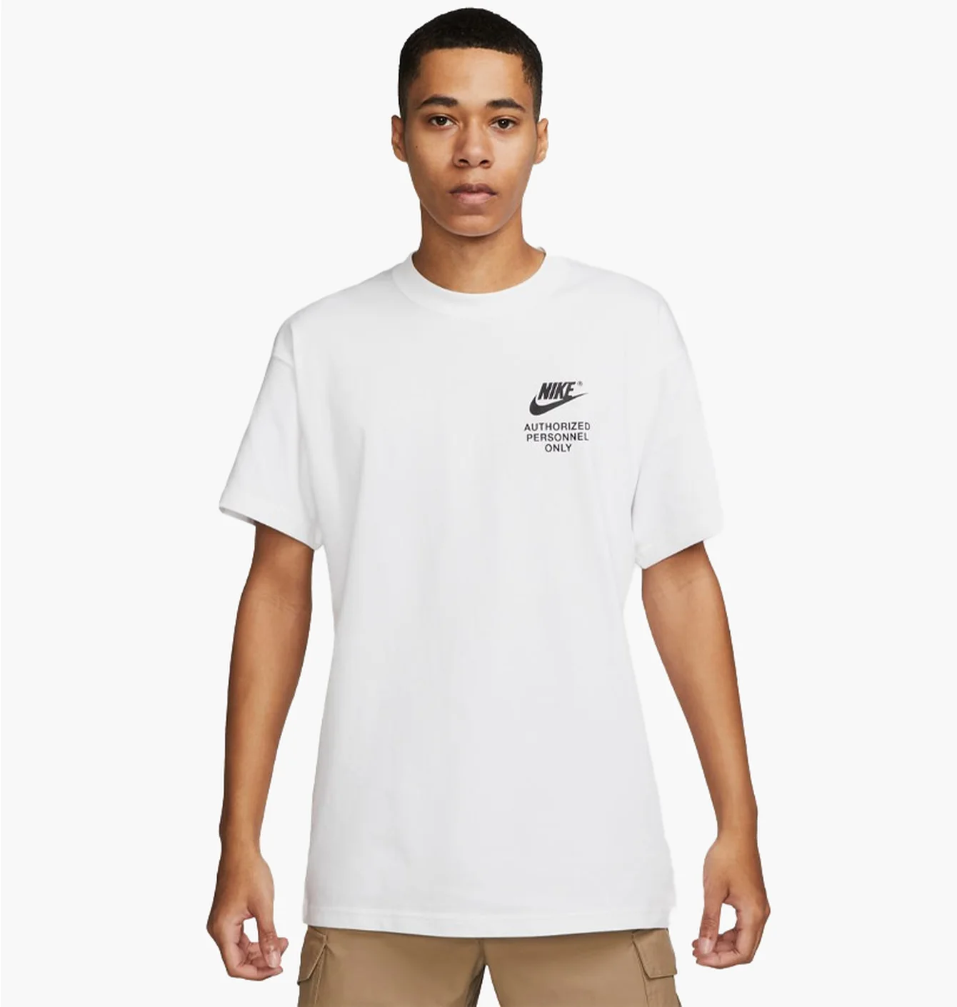 Футболка чоловіча Nike M Nsw Authrzd Personnel Tee White Dm6427-100