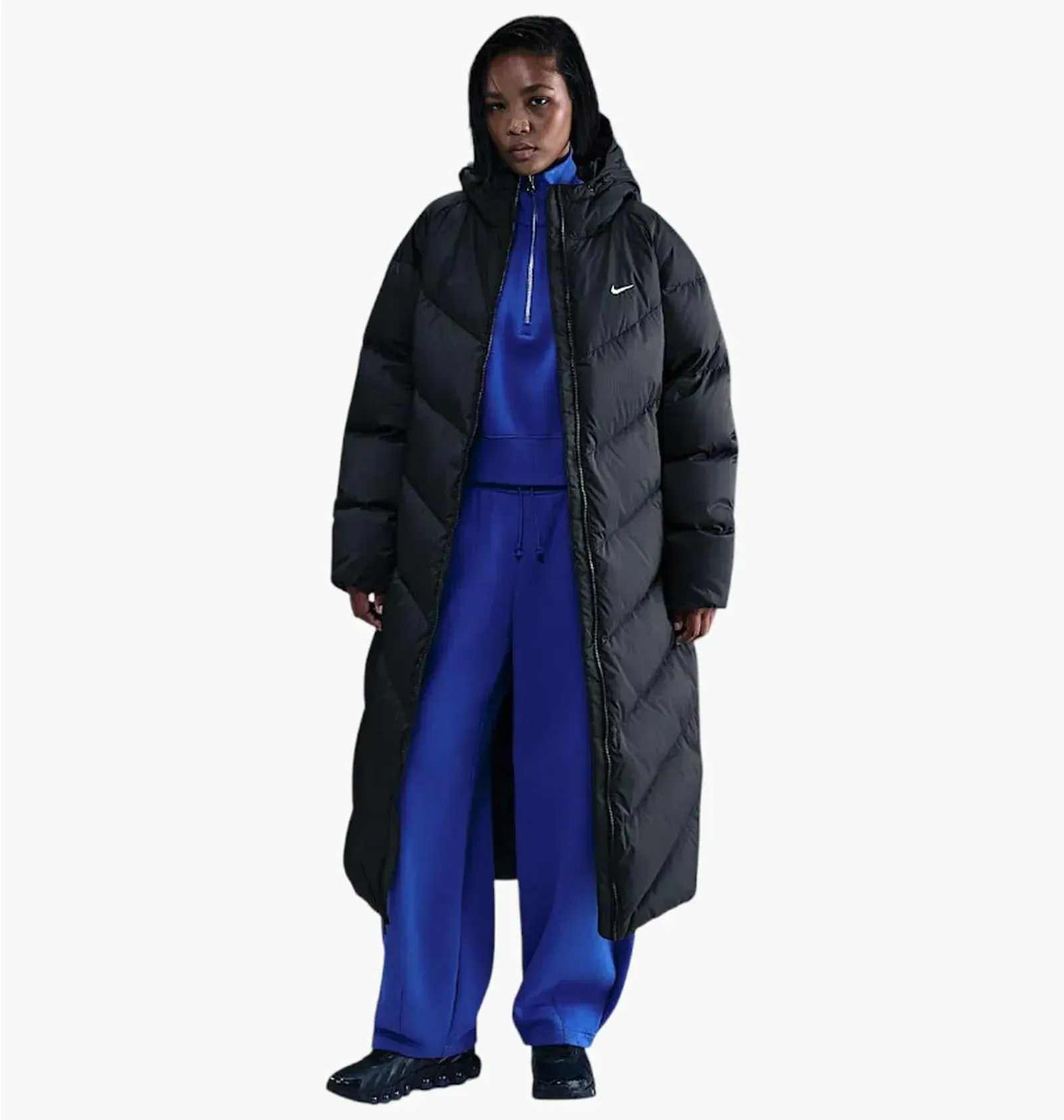 Куртка жіноча Nike Nsw Sf Dwnfl Nk Wpfr Prka V2 Black (IF2593-010)
