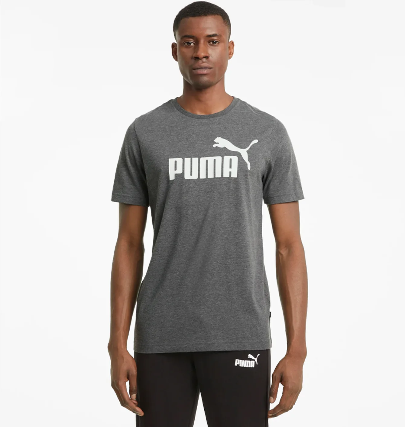 Футболка чоловіча Puma Essentials Heather Tee Grey 586276-01