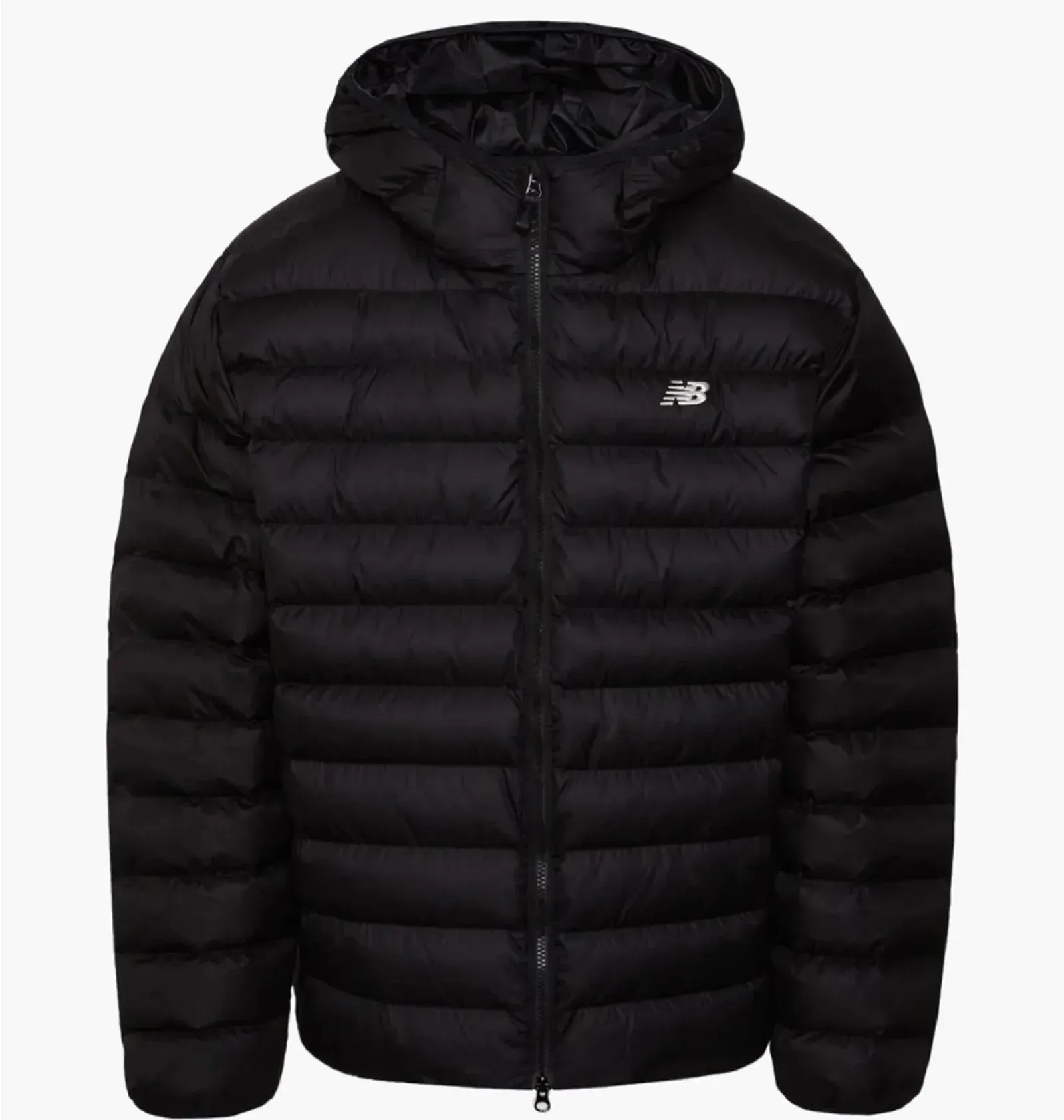 Куртка чоловіча New Balance Hooded Puffer Black (MO53500BK)