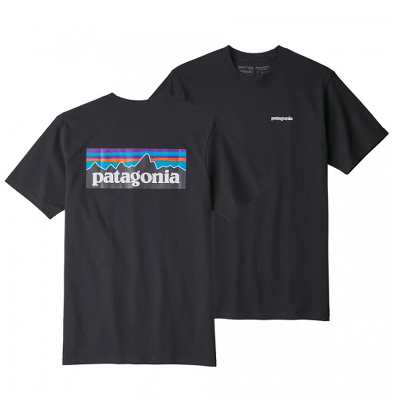 Patagonia Mens P-6 Logo Responsibili Black