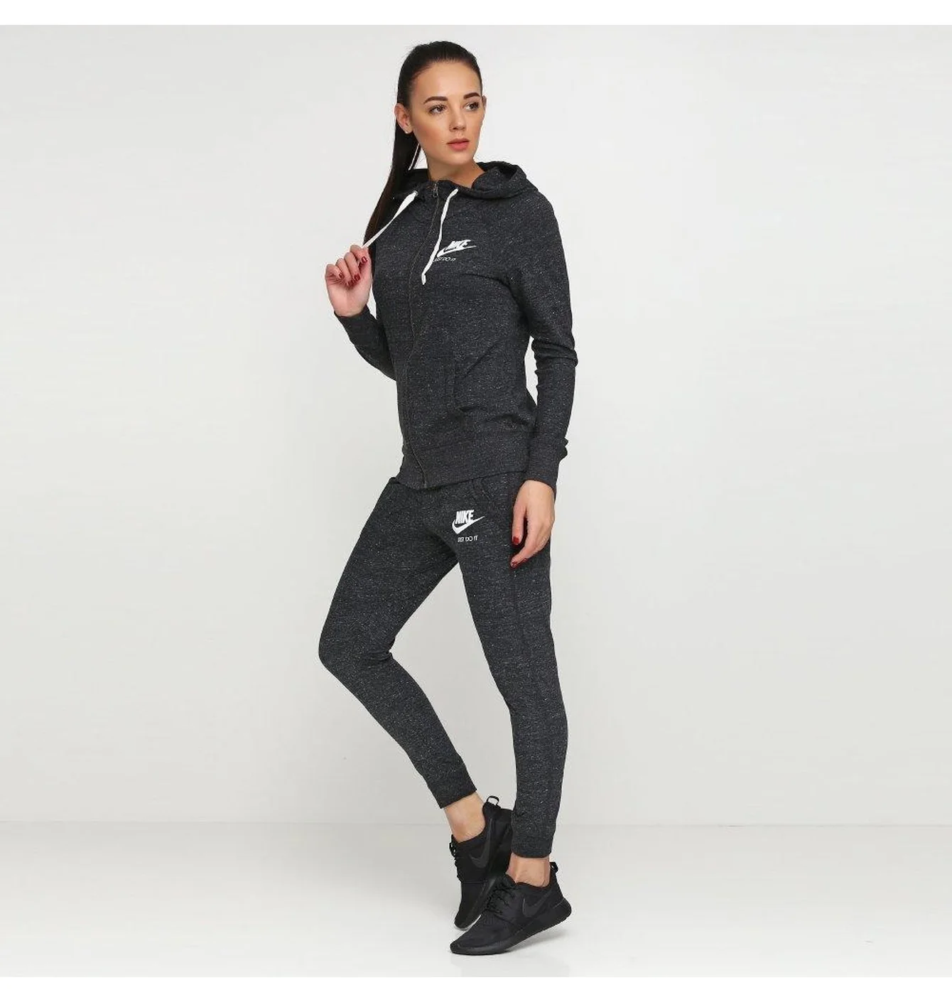 Худі жіноче Nike Gym Vntg Hoodie Fz Black 883729-010