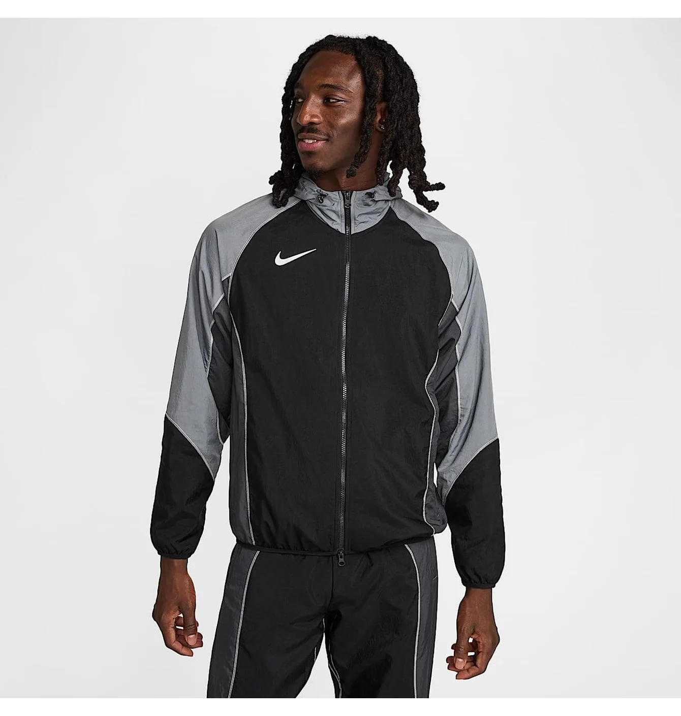 Спортивний костюм чоловічий Nike Strike+ Water Repellent Black/Grey HJ3802-011__HJ3804-010