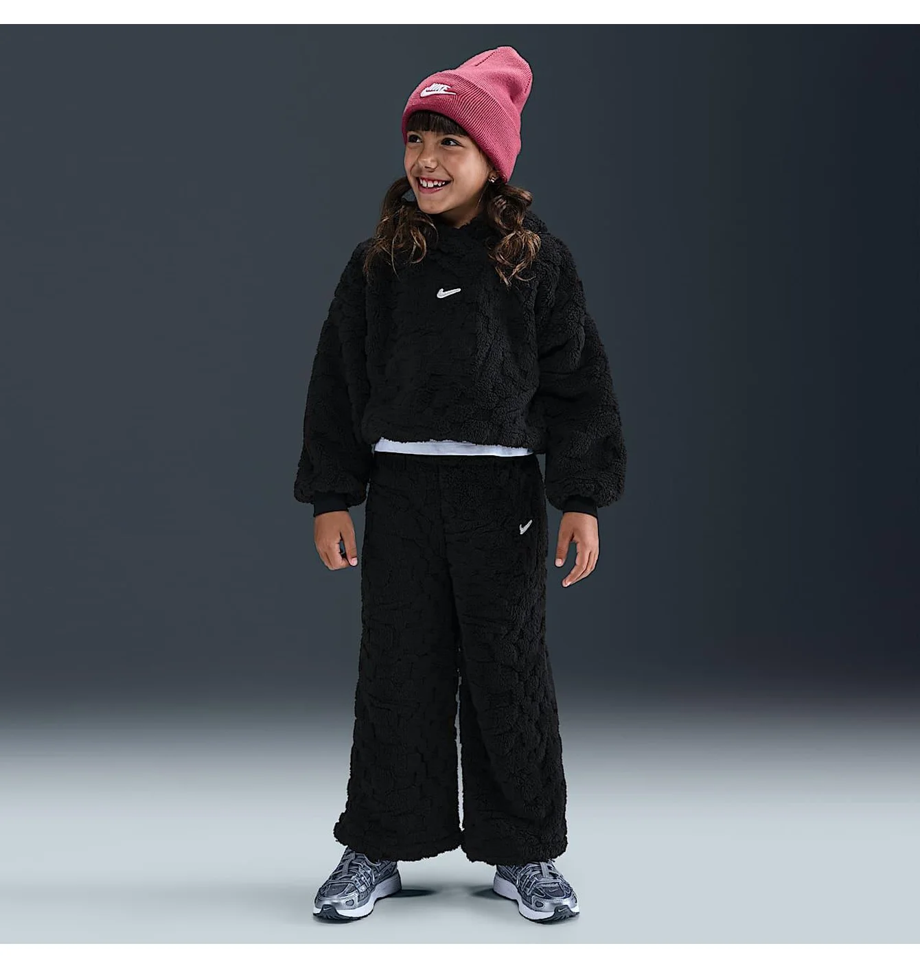 Спортивний костюм дитячий Nike Nkg Cozy Po Black 36N458-023