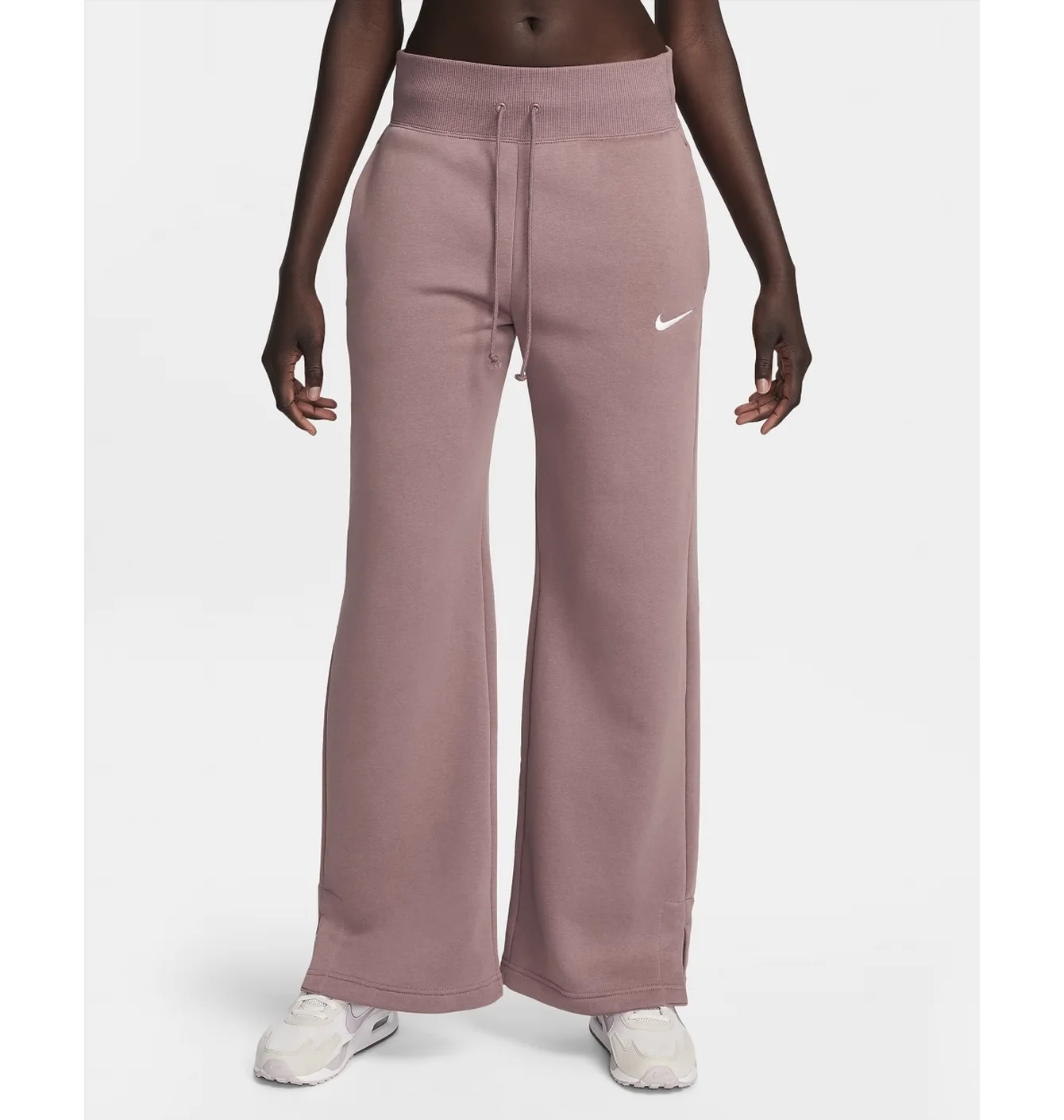 Штани жіночі Nike Sportswear Phoenix Fleece Wohigh-Waisted Wide-Leg Sweatpants Violet DQ5615-208