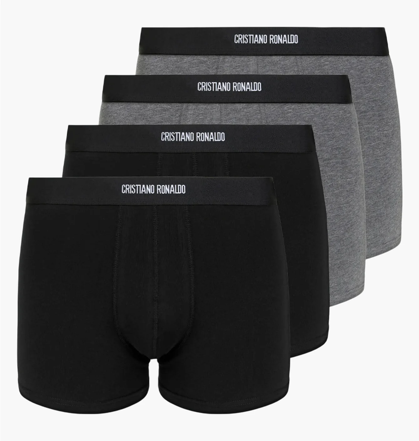 Труси чоловічі CR7 Cr7 Basic (4 шт) Black/Grey 300-8104-49-2506