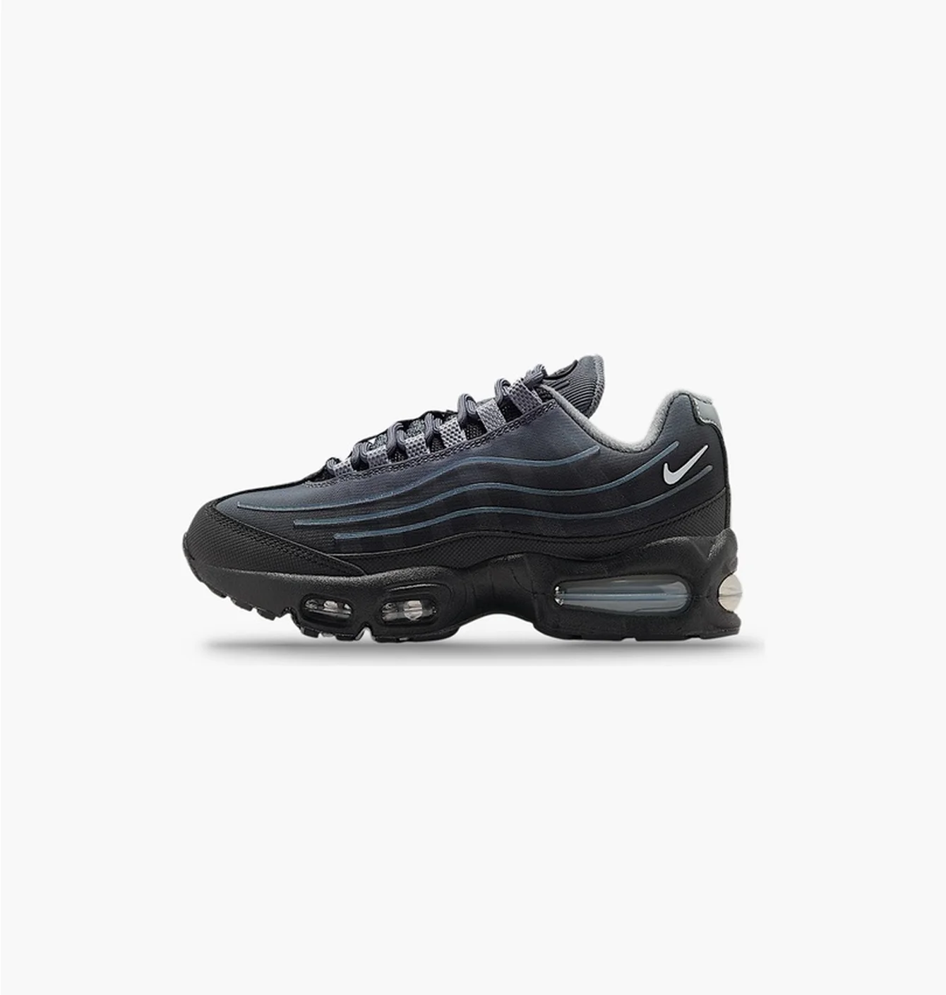 Кросівки дитячі Nike Air Max 95 Big Bubble Tech Black/Grey IR4602-002